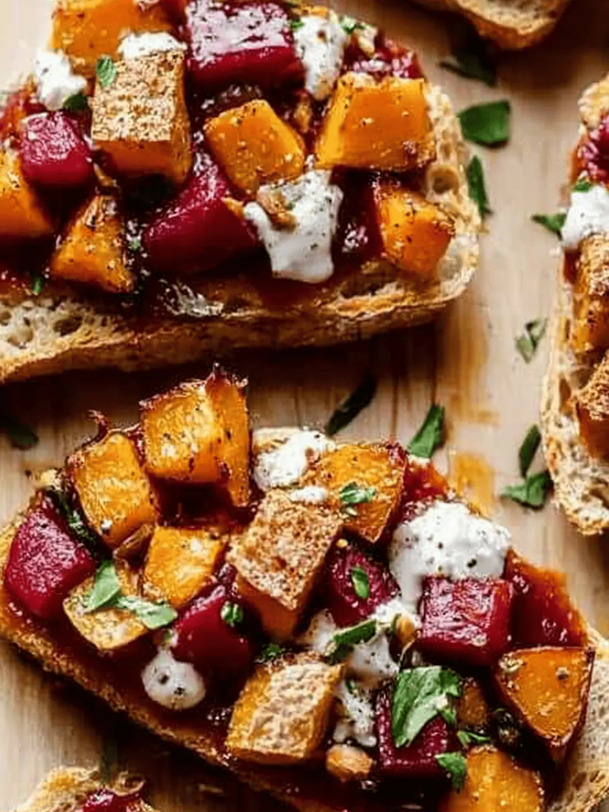 Butternut Squash Bruschetta