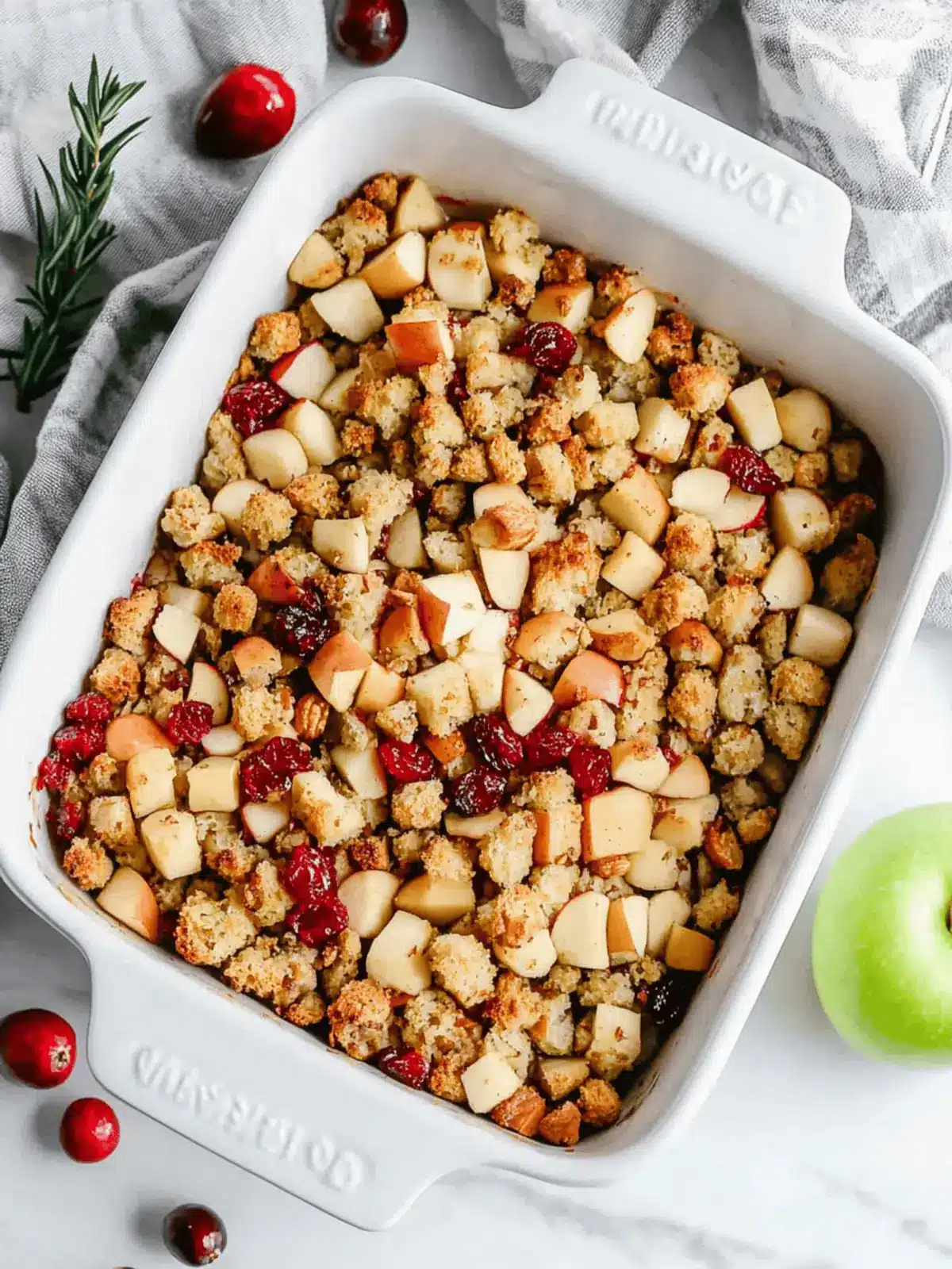 Delicious Apple Cranberry Walnut Stuffing for Holiday Bliss 5 Apple Cranberry Walnut Stuffing