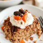 Carrot Cake Baked Oatmeal