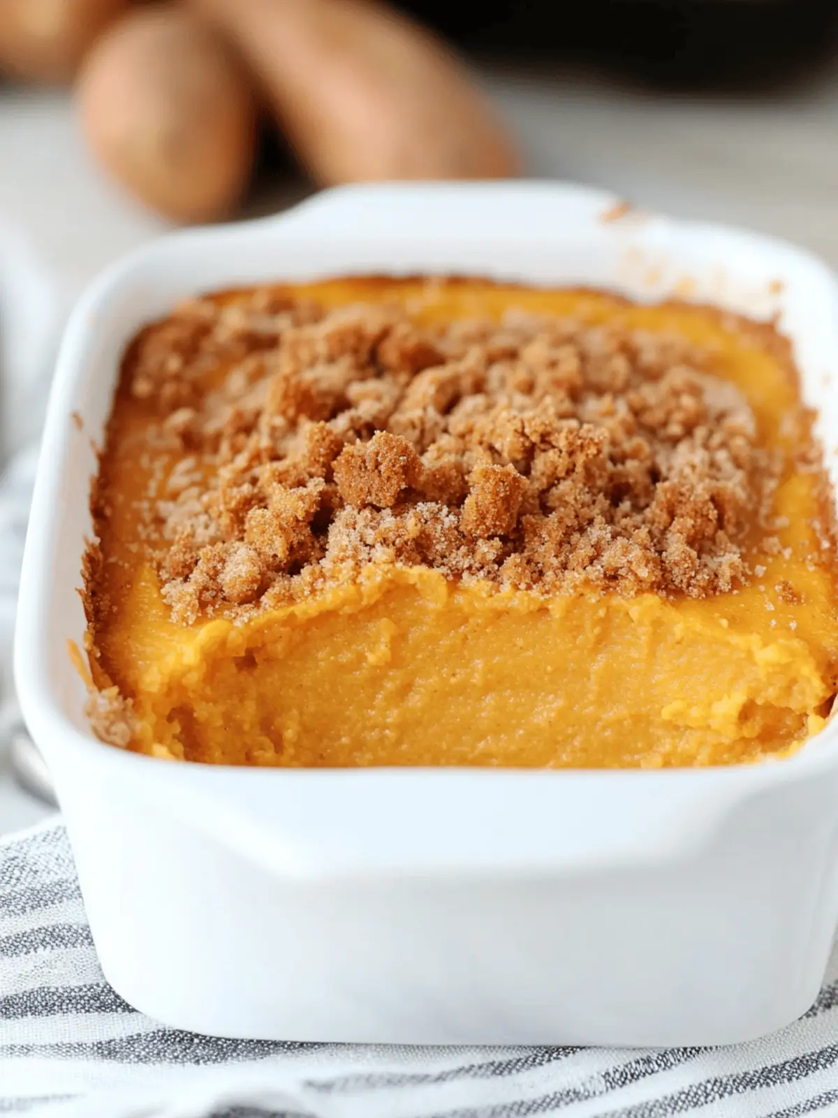 Sweet Potato Souffle