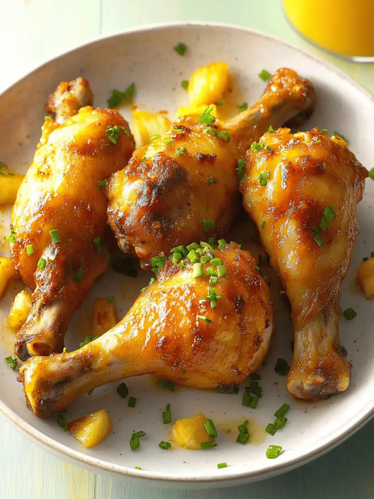 Teriyaki Pineapple Drumsticks