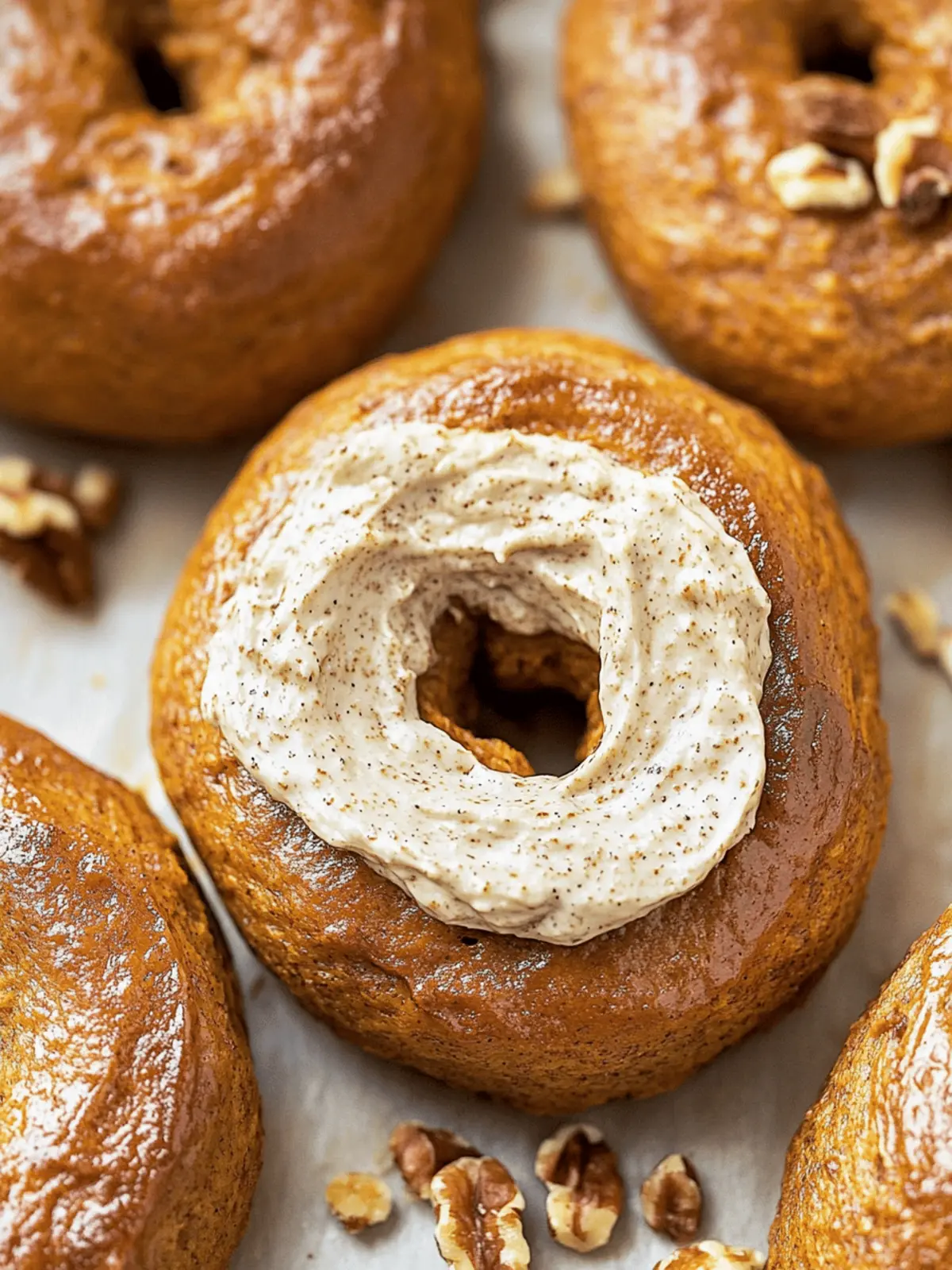 Pumpkin Bagels