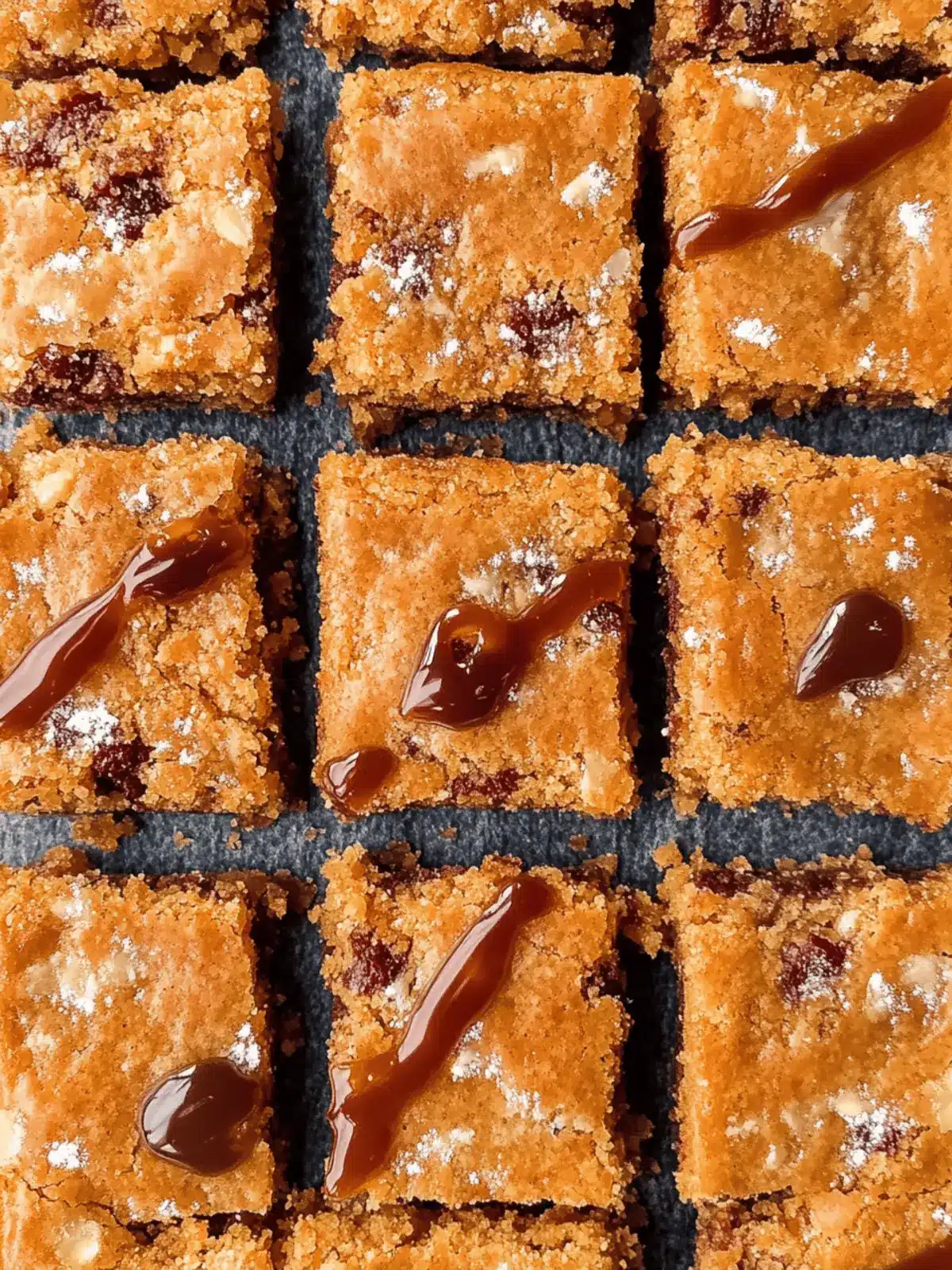 Pumpkin Caramel Blondies