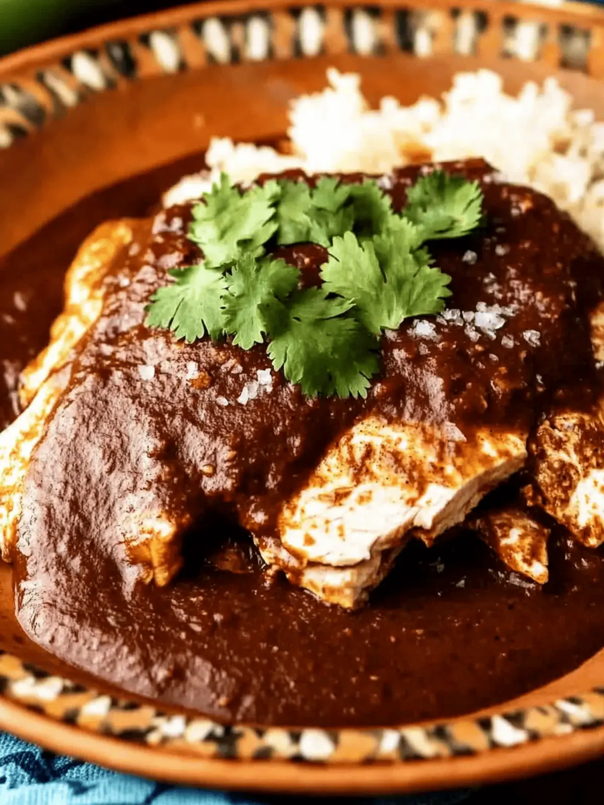 Oaxacan Turkey Mole Poblano