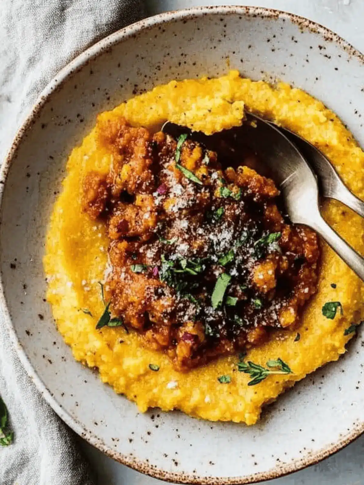 Creamy Pumpkin Polenta