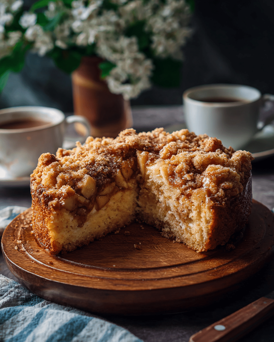 Apple Crumble Coffee Cake