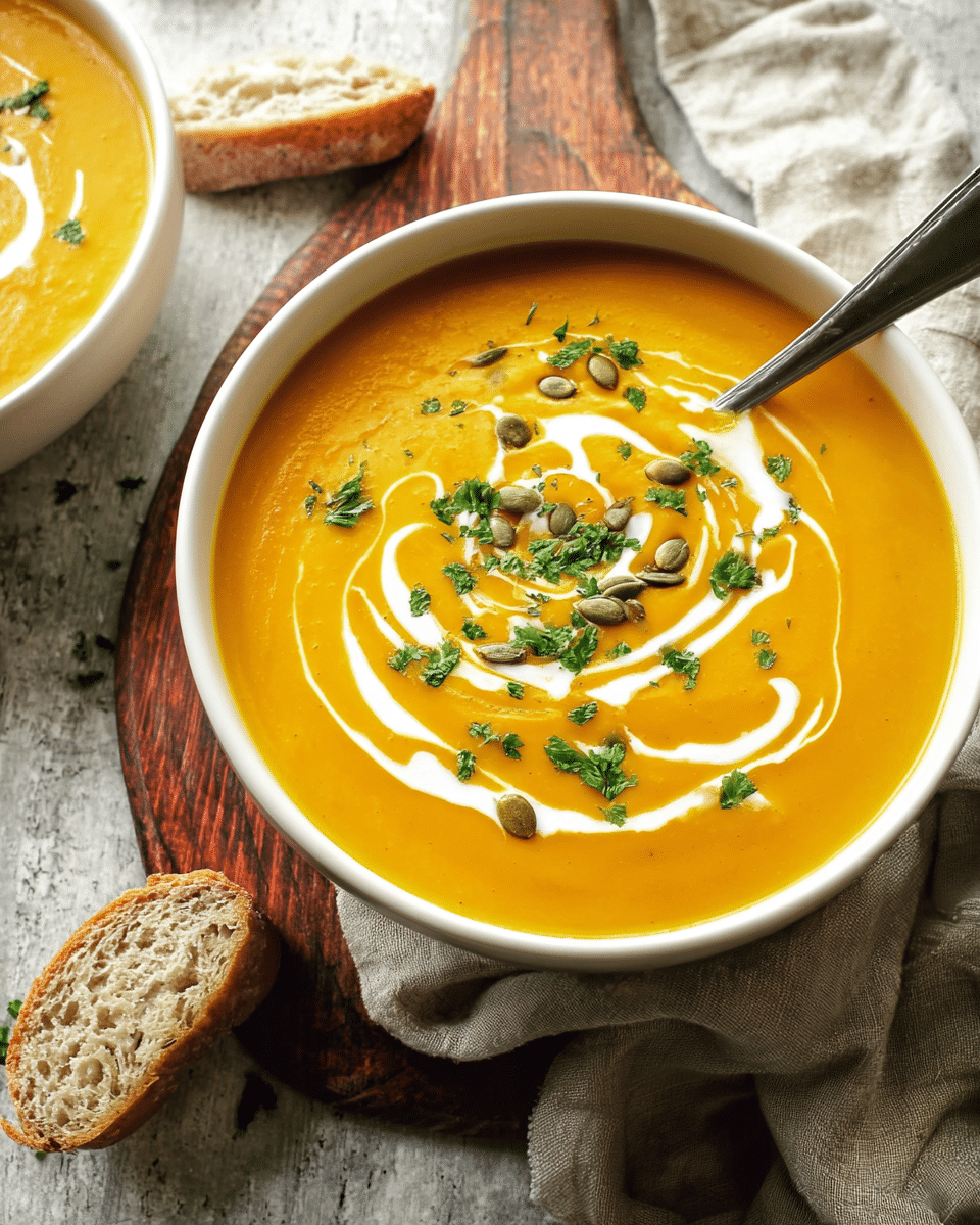 Curried Butternut Squash Soup