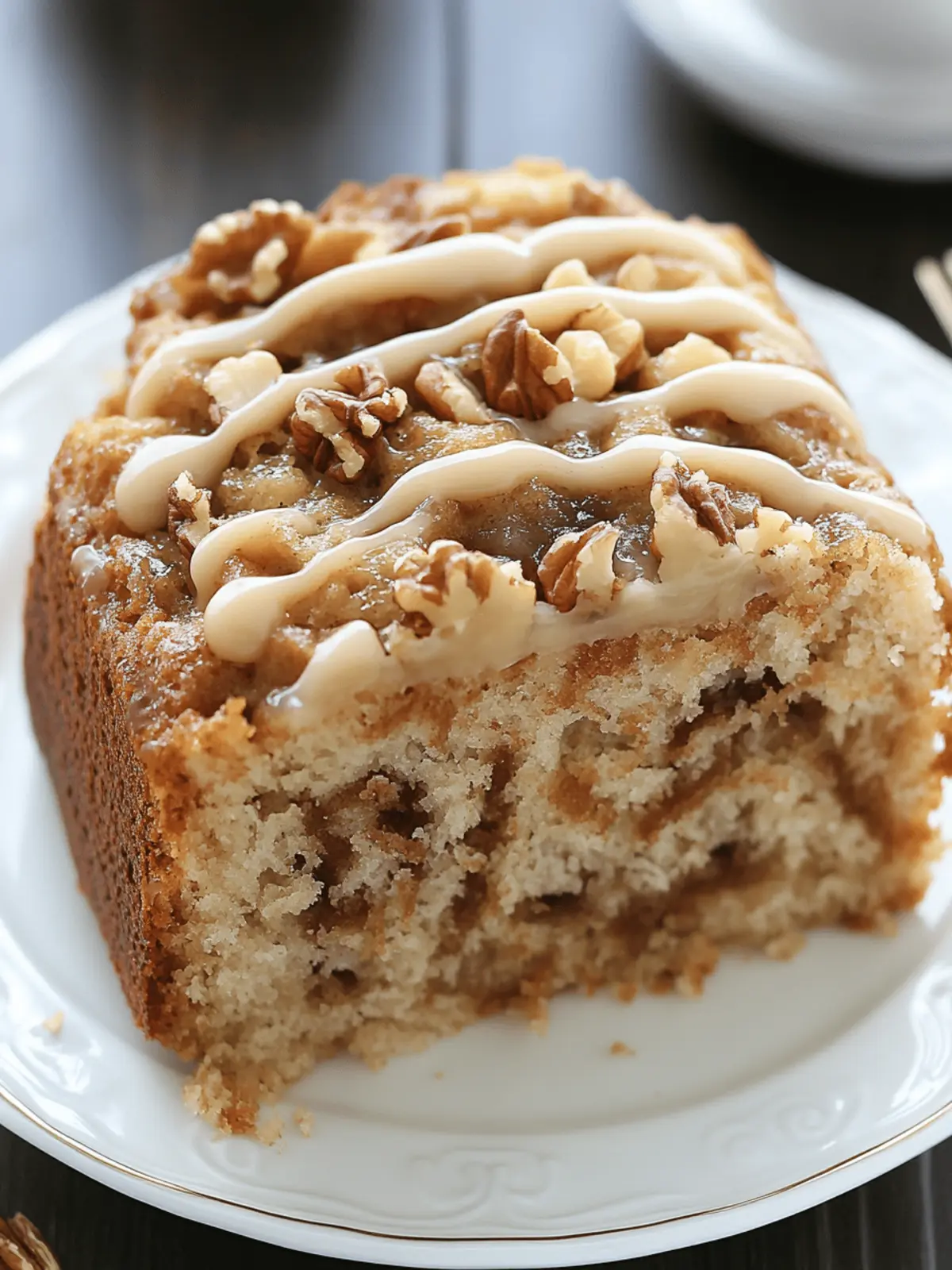 Maple Walnut Coffee Cake