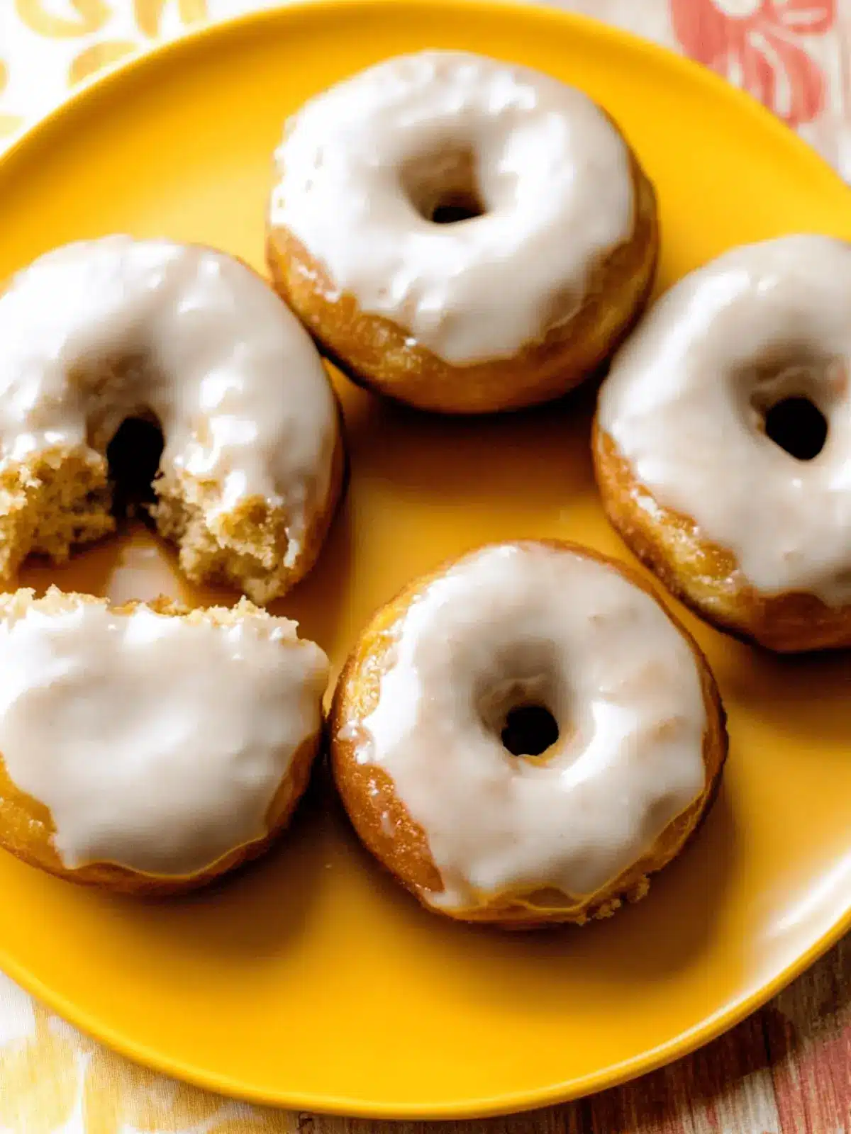 Baked Maple Glazed Donuts