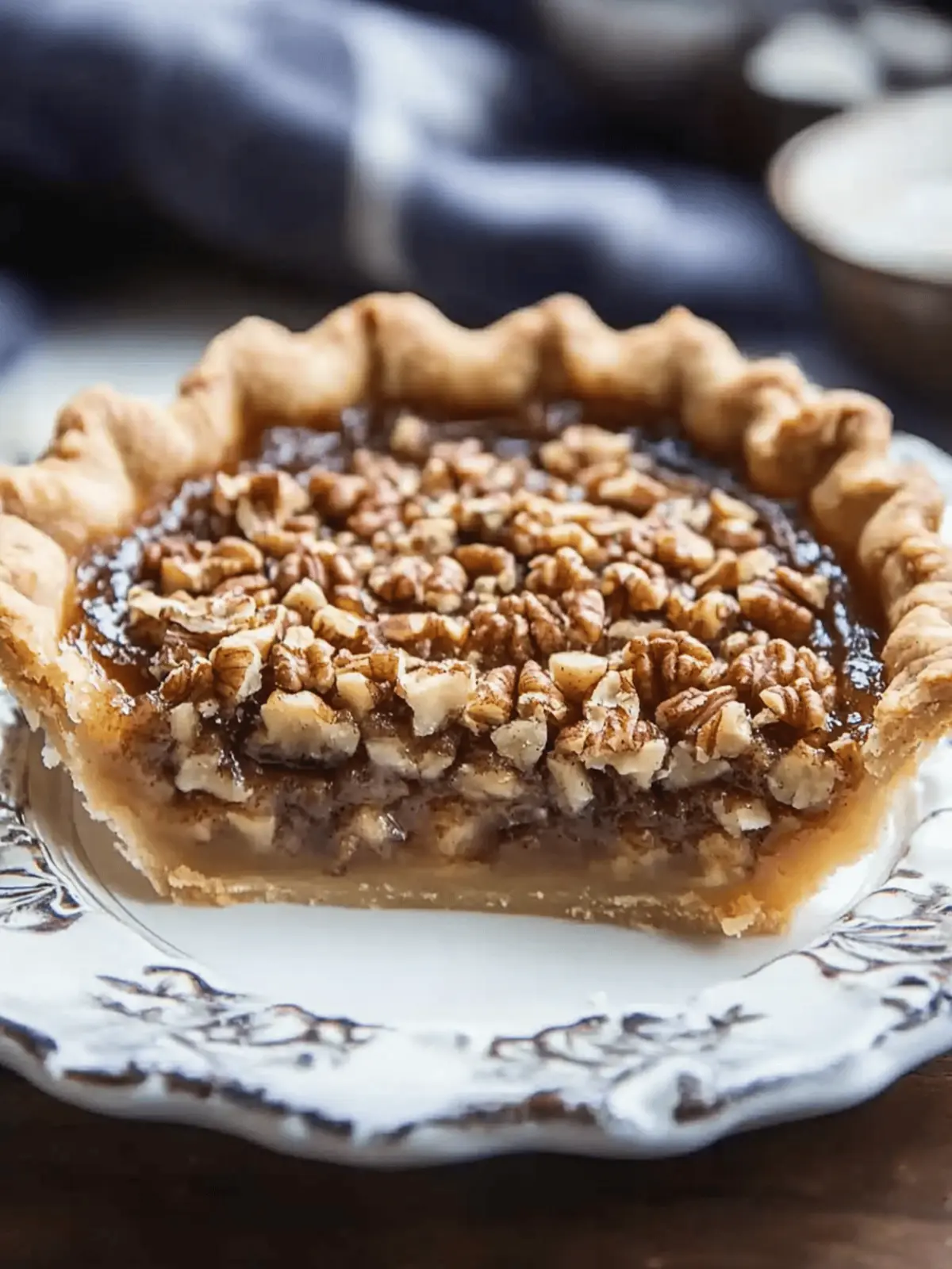 Walnut Maple Pie