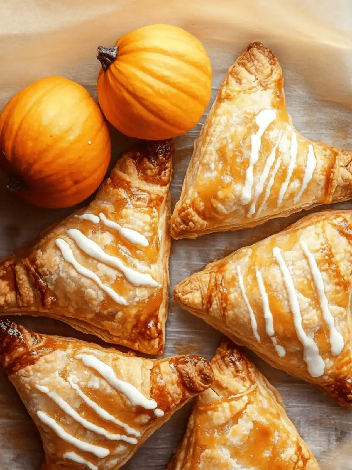 Pumpkin Cream Cheese Turnovers