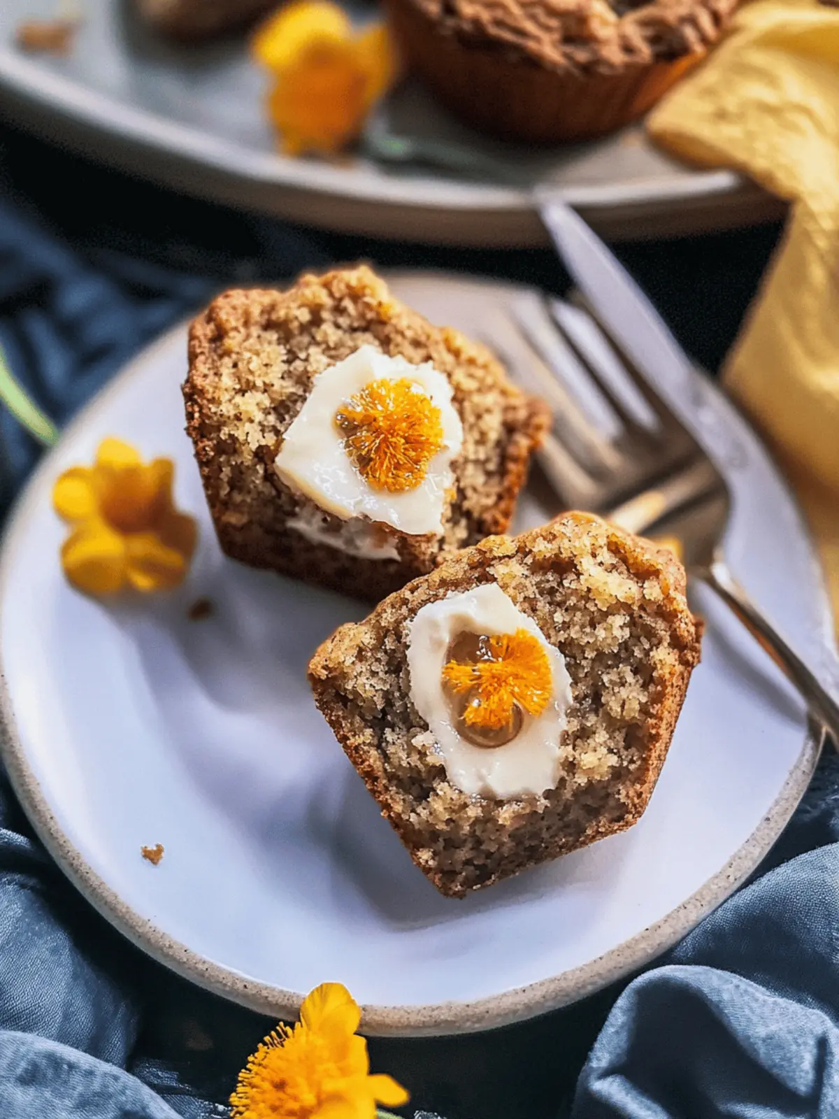 Marigold Muffins with Honey