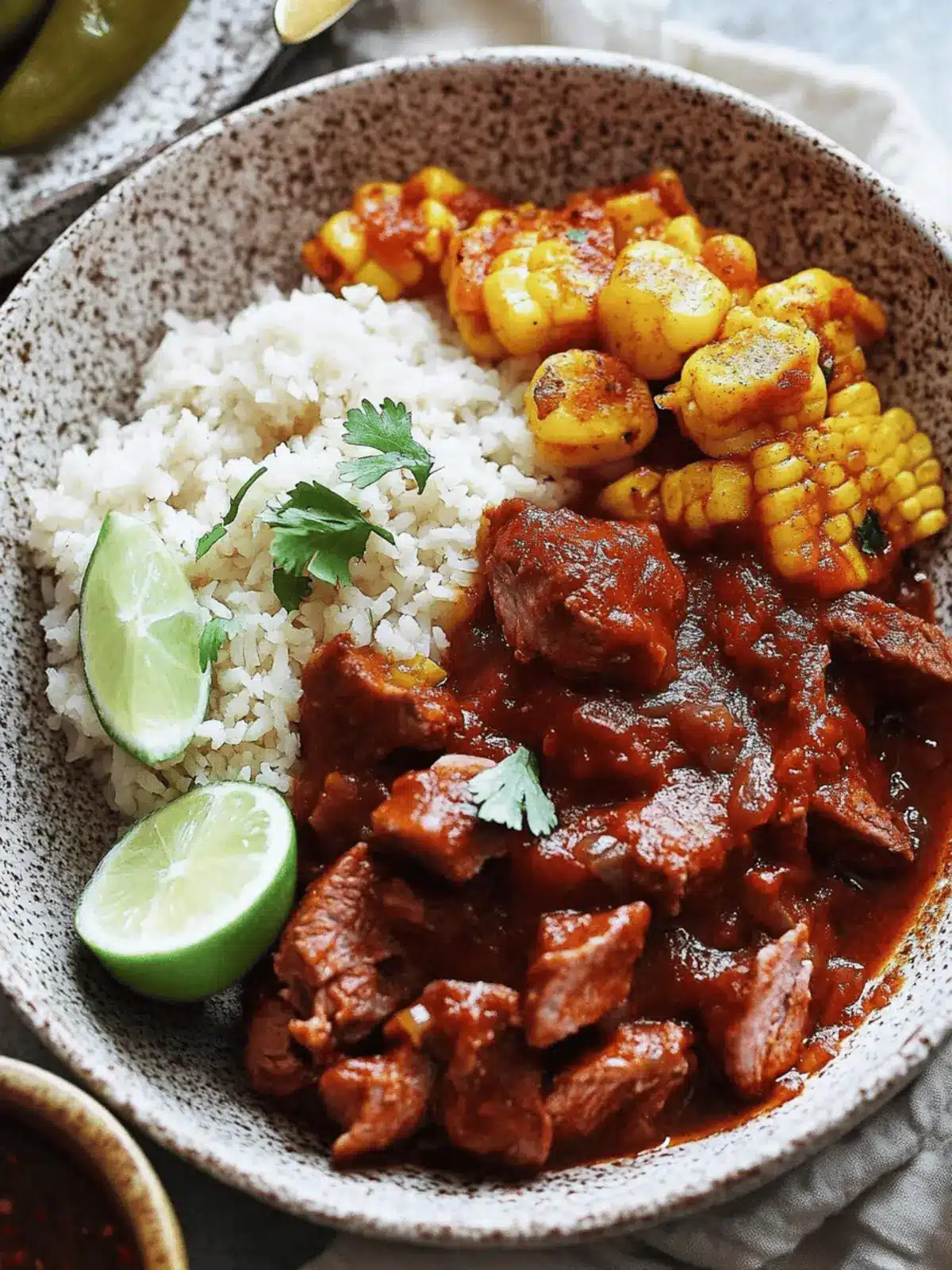 Carne Con Chile Colorado