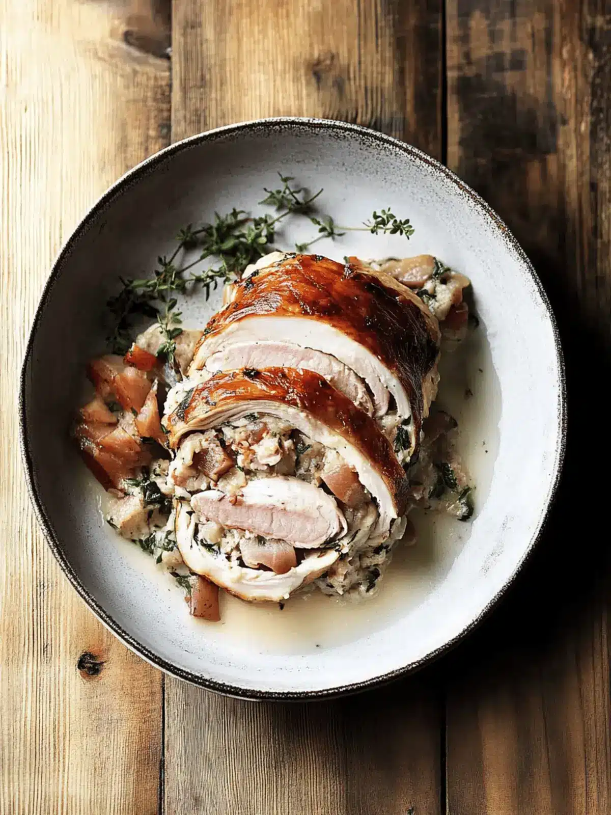 Stuffed Turkey Roulade