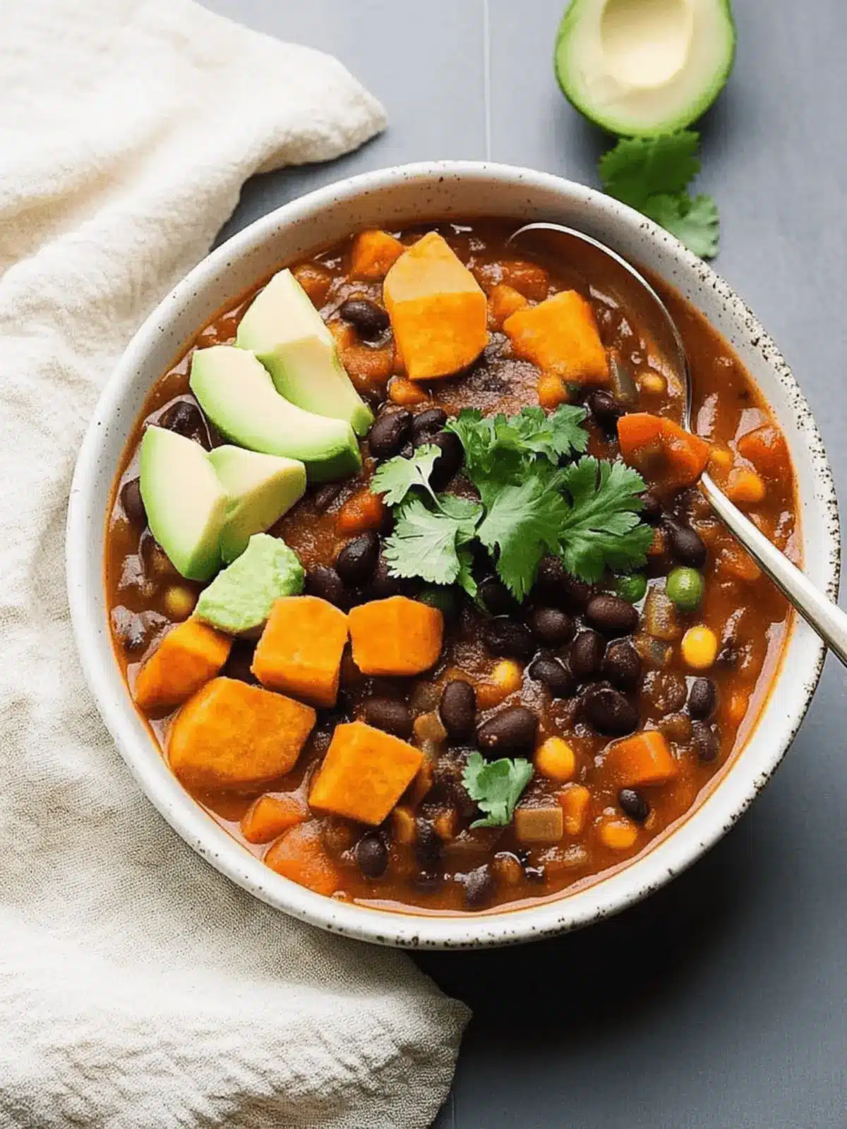 Sweet Potato Black Bean Chili