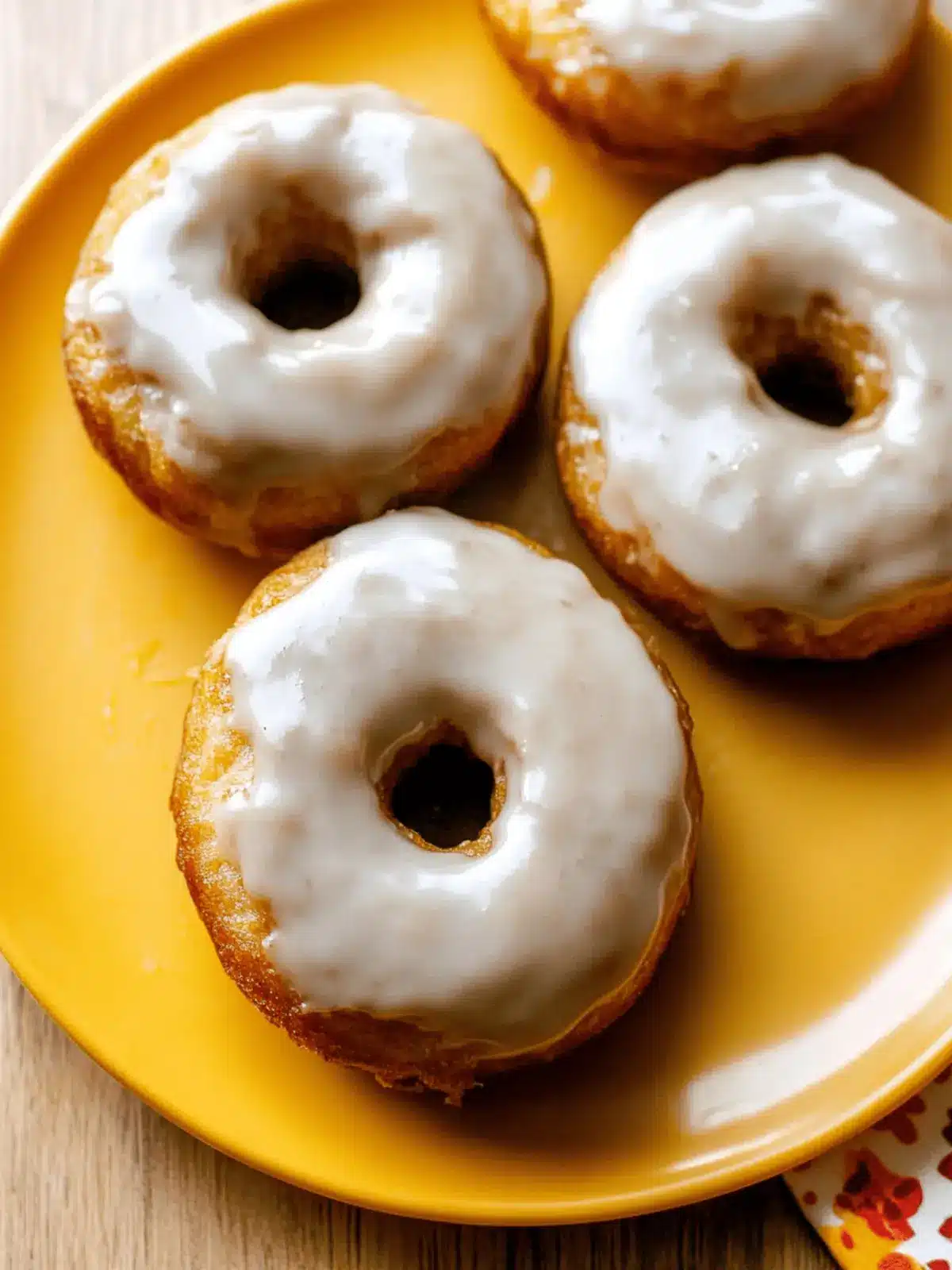 Baked Maple Glazed Donuts