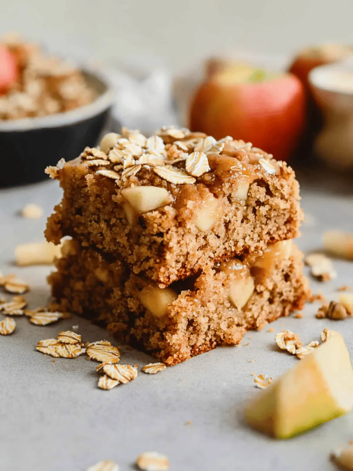 Apple Oat Breakfast Cake