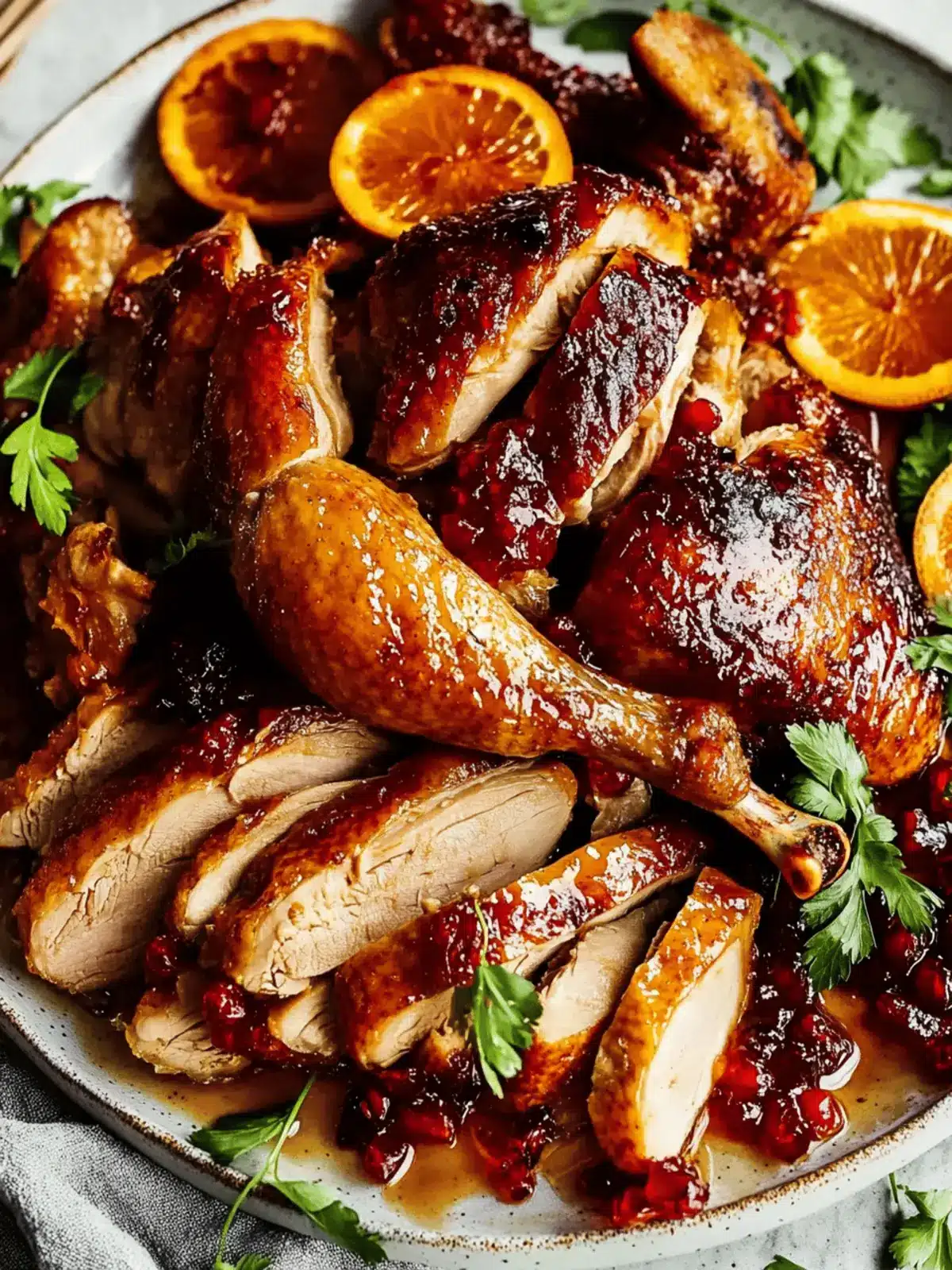 Orange-Maple Roast Duck