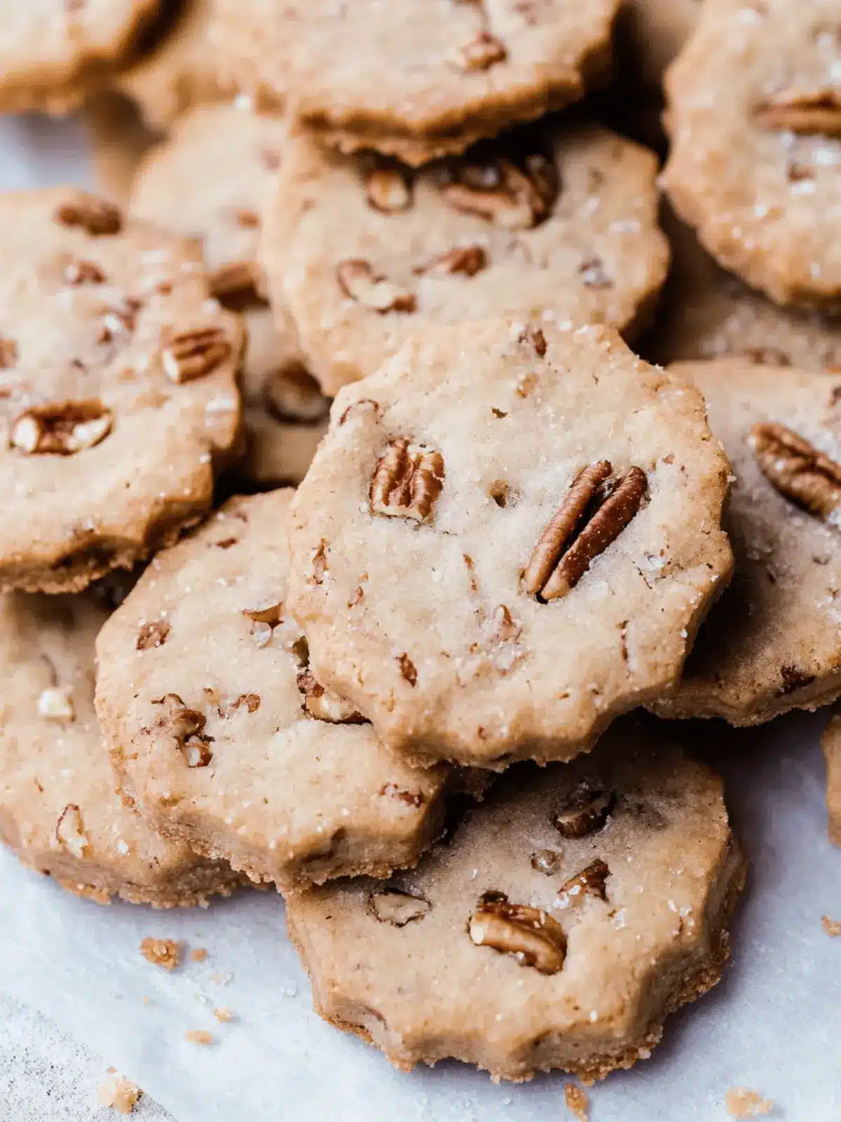 aple Pecan Shortbread Cookies
