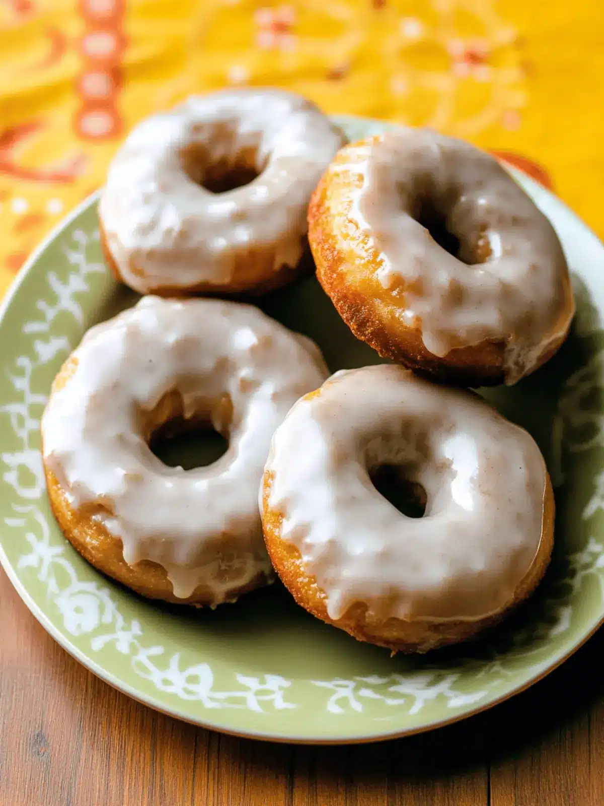 Baked Maple Glazed Donuts