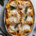 Pumpkin Lasagna Roll Ups with Crispy Sage
