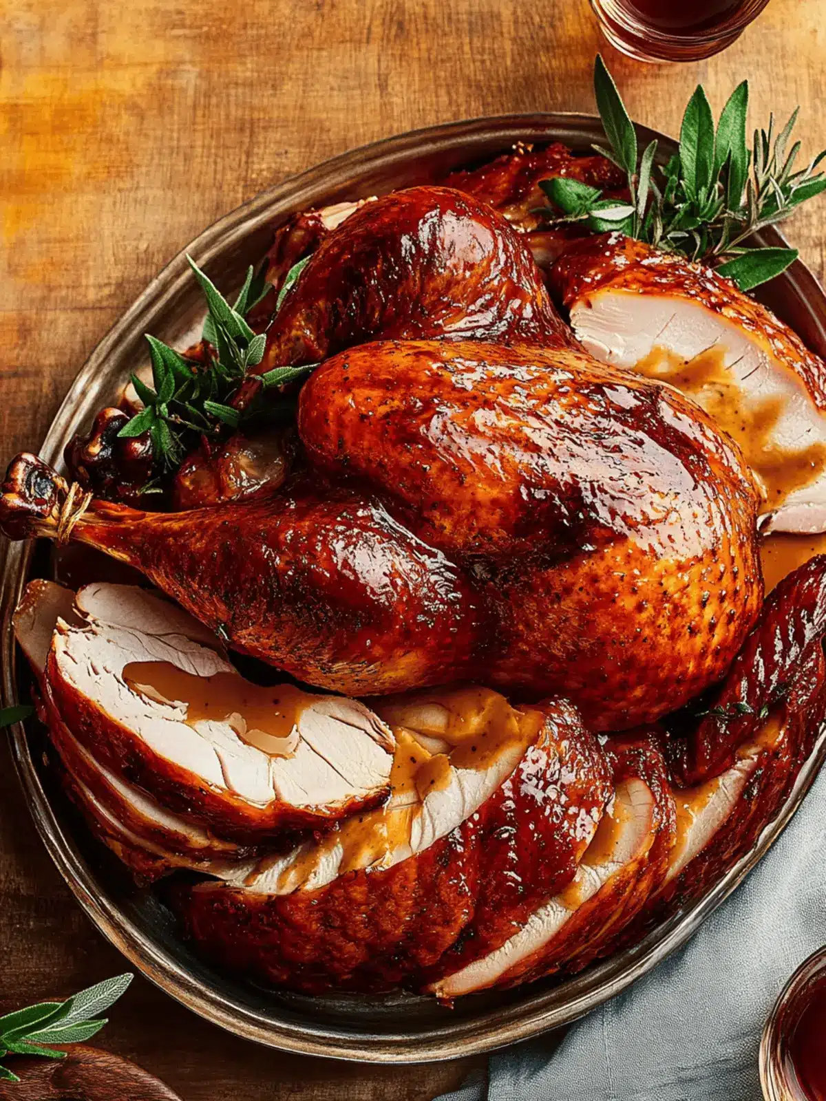 Maple-Butter-Glazed Turkey