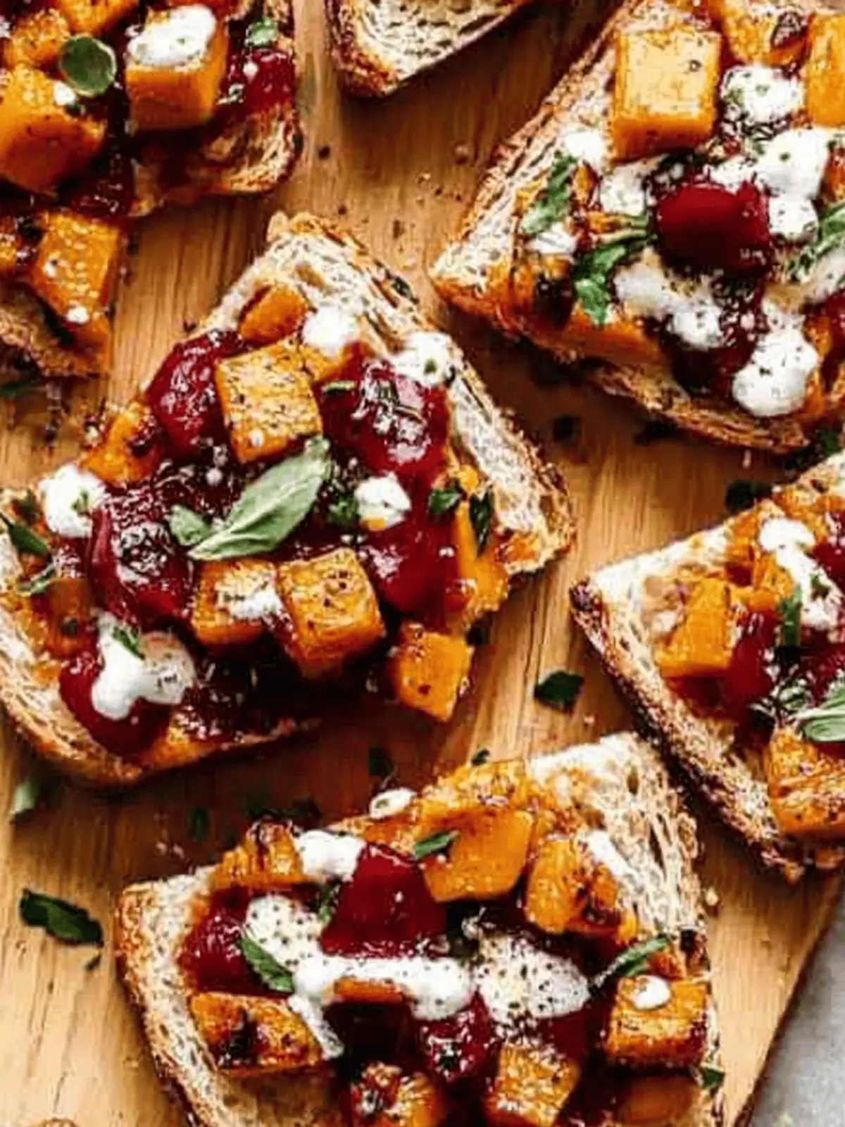 Butternut Squash Bruschetta
