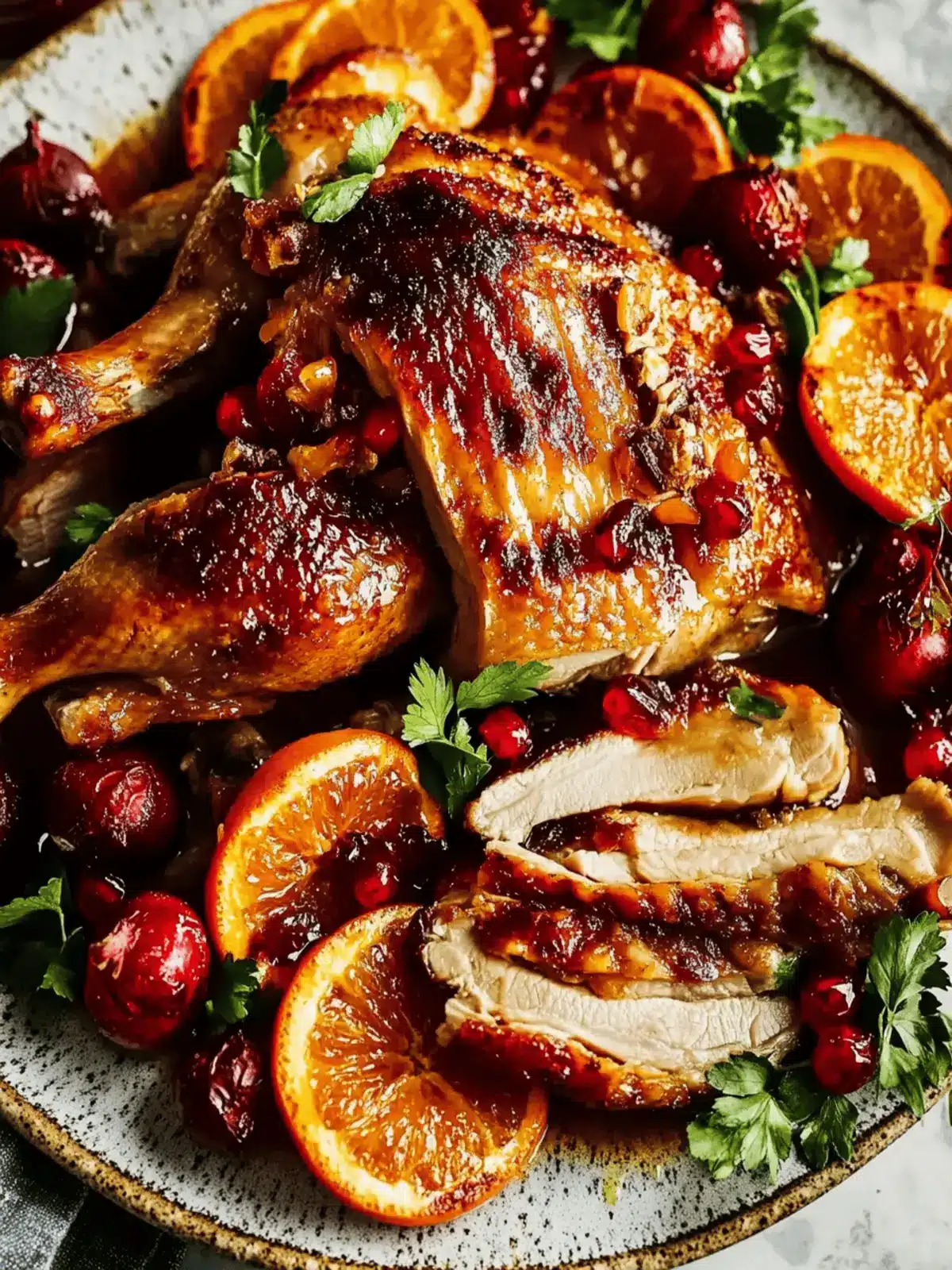 Orange-Maple Roast Duck