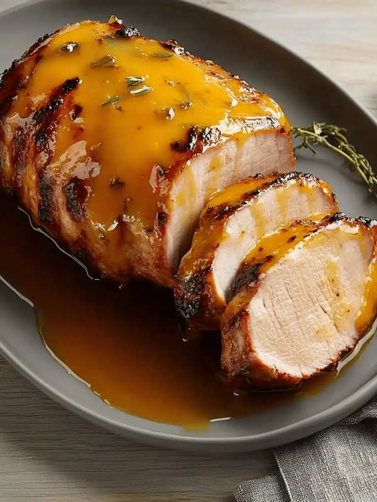 Orange-Glazed Pork Loin