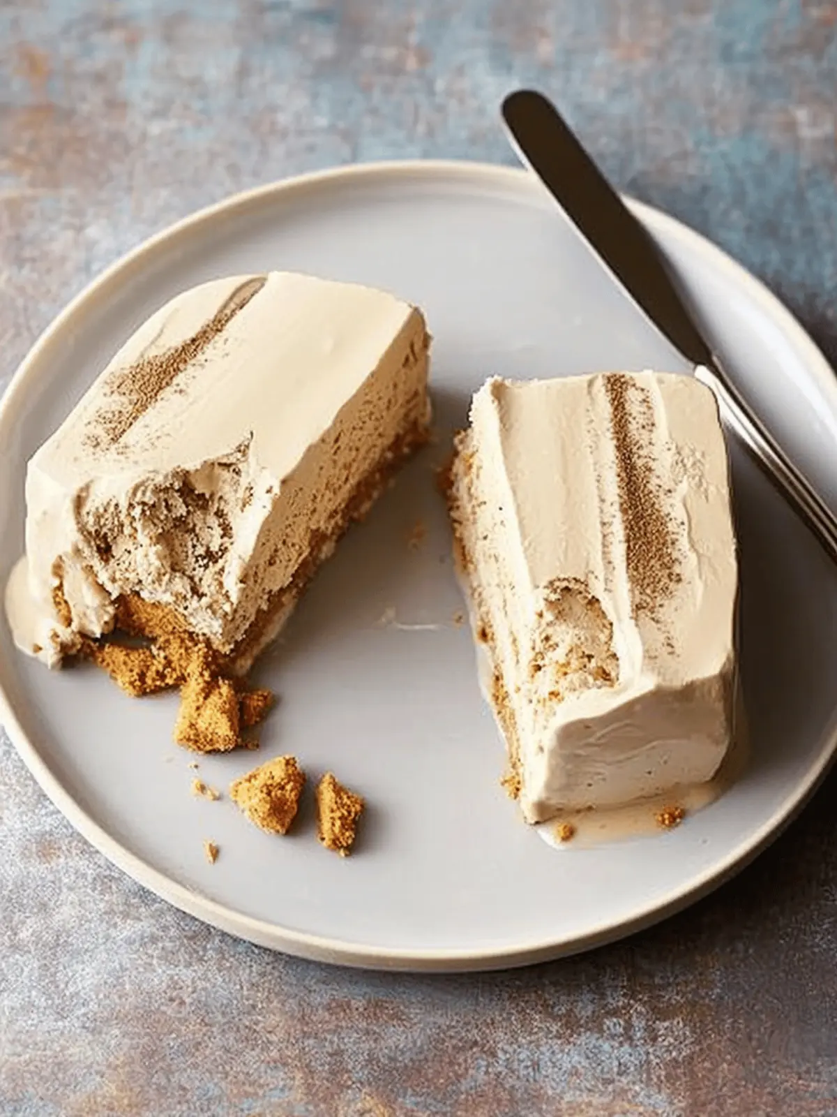 Pumpkin Spice Latte Ice Cream Cake