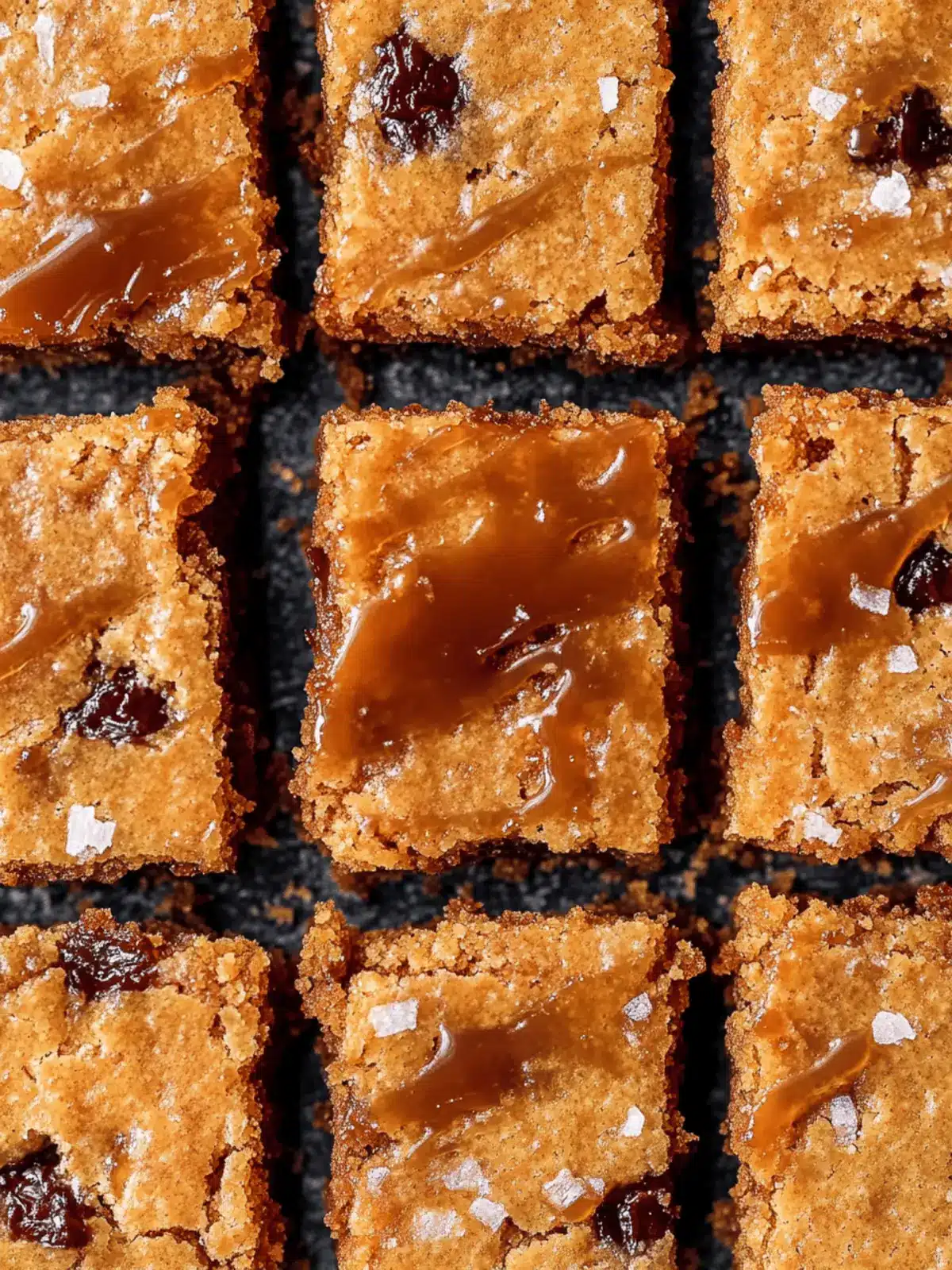 Pumpkin Caramel Blondies