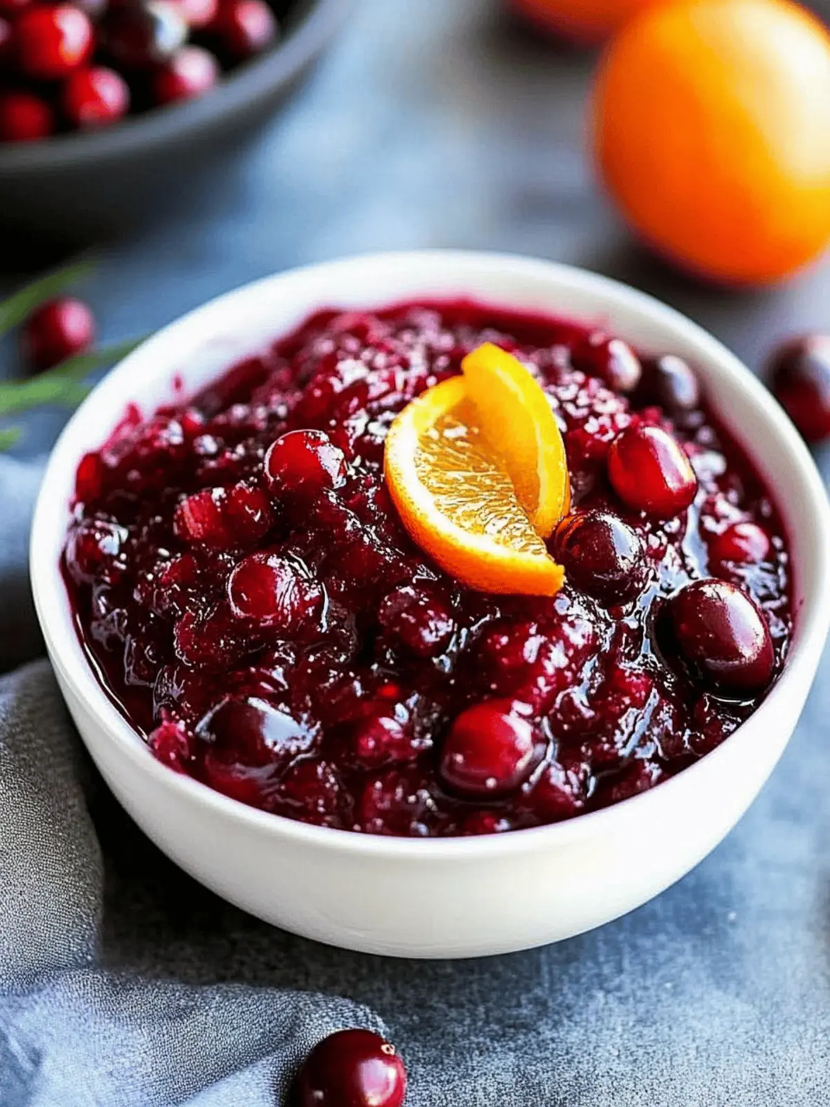Cranberry Orange Sauce