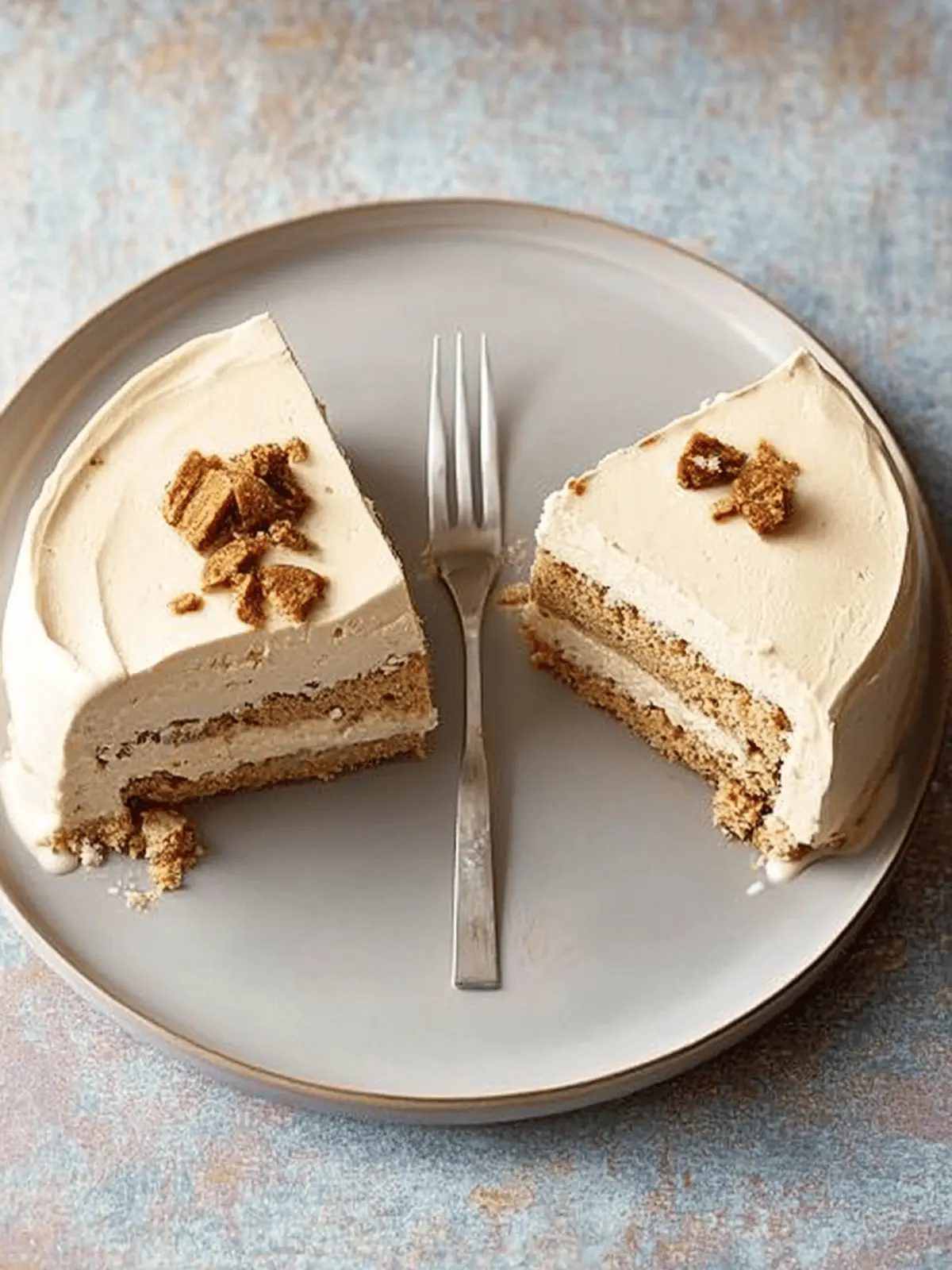 Pumpkin Spice Latte Ice Cream Cake