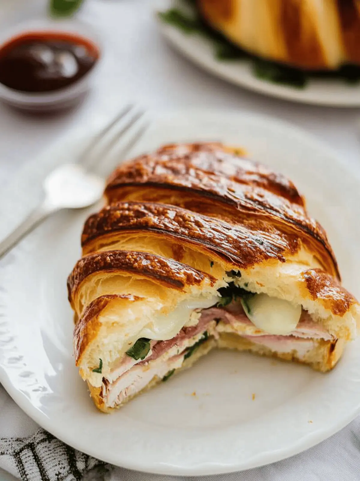 Turkey and Brie Croissant Panini