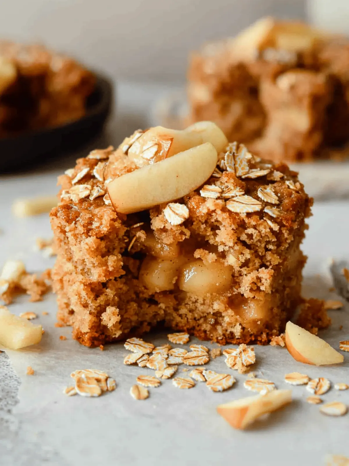Apple Oat Breakfast Cake