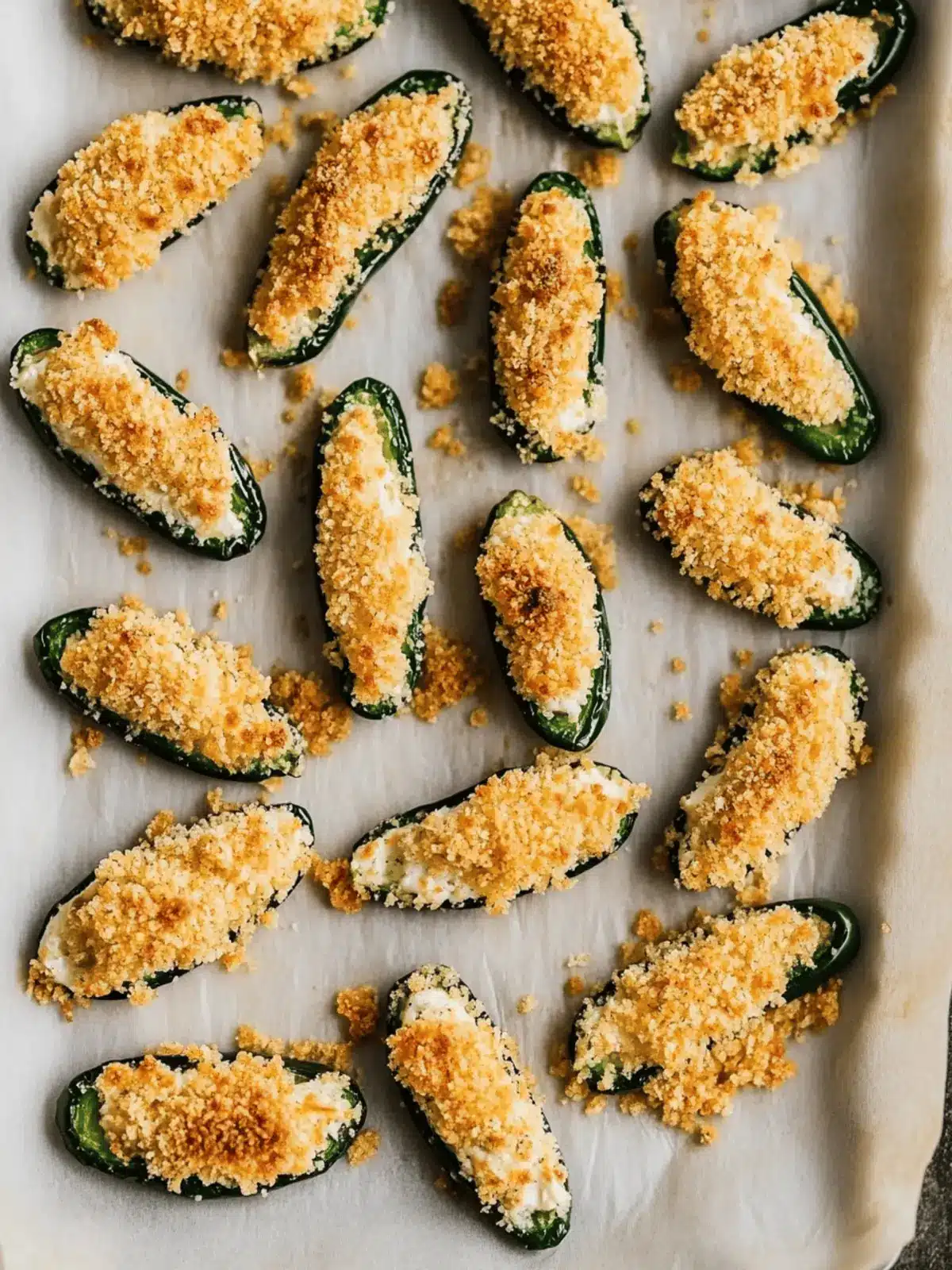 Tortilla Chip-Crusted Baked Jalapeño Poppers