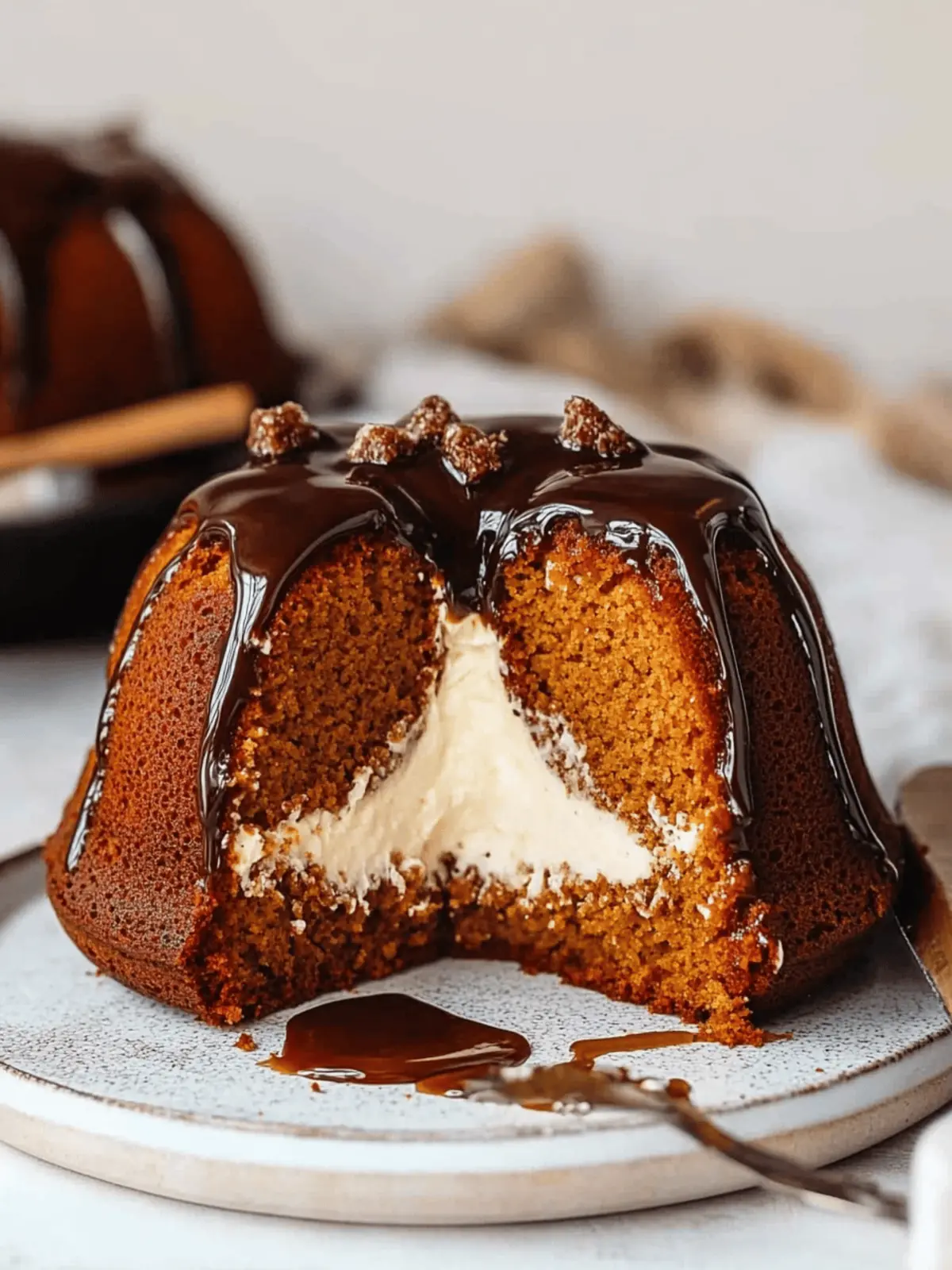 Pumpkin Cream Cheese Bundt Cake