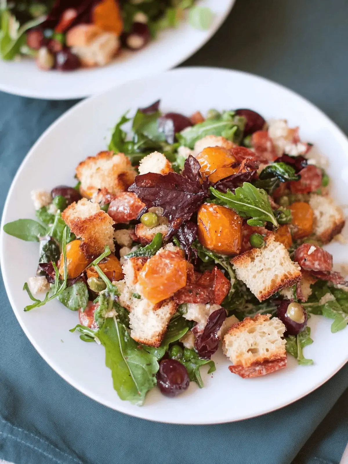 Fall Panzanella Salad