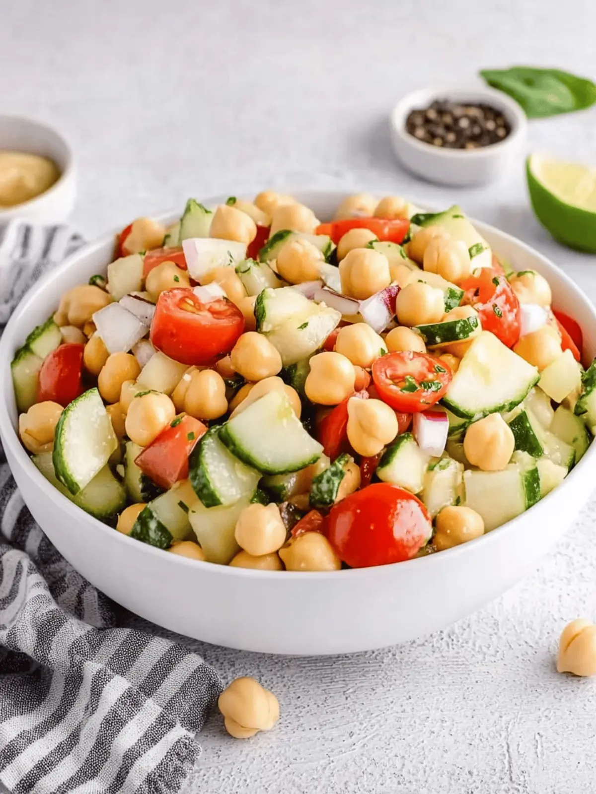 Ensalada de garbanzos