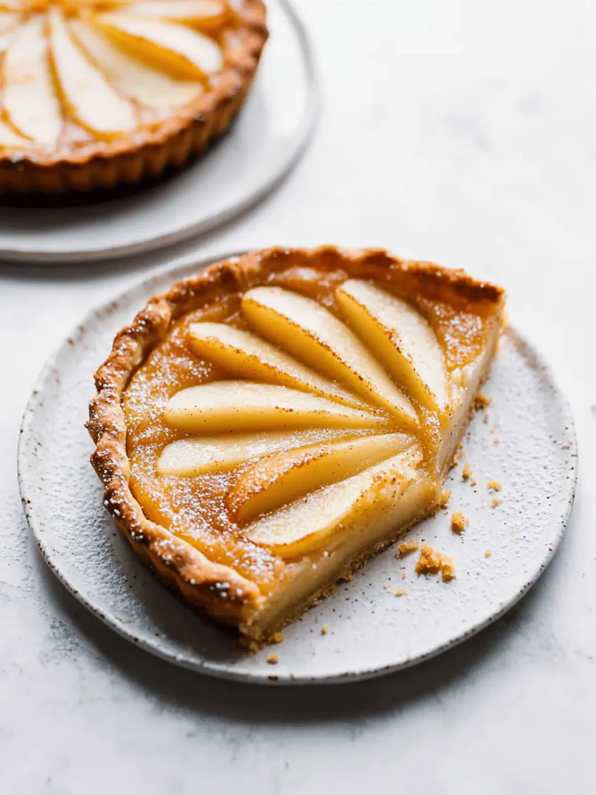 Pear Frangipane Tart