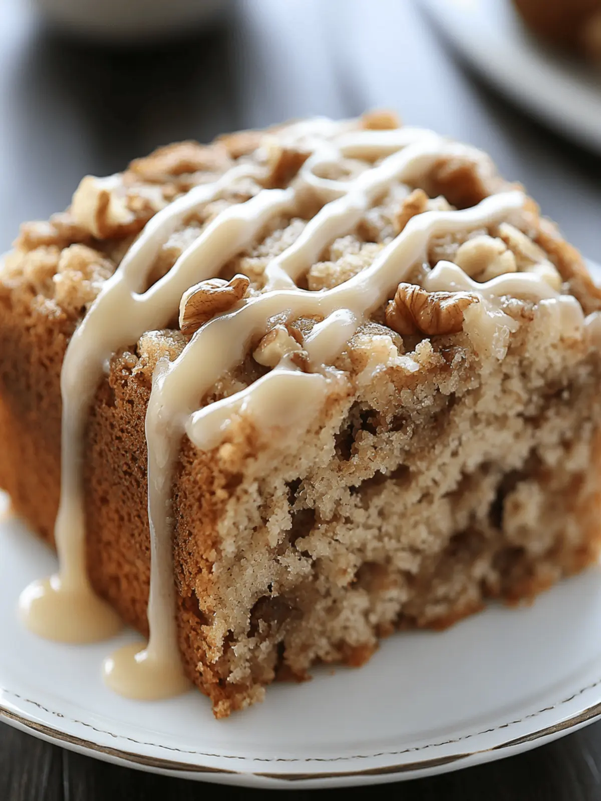 Maple Walnut Coffee Cake