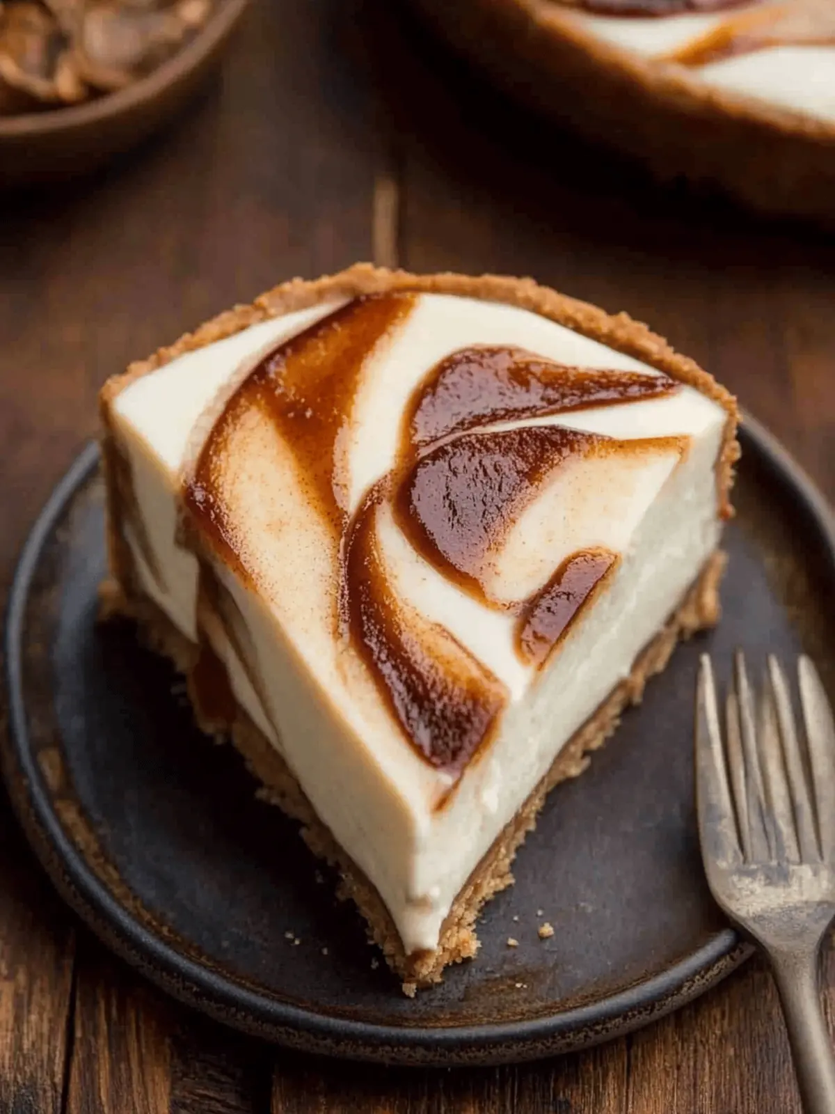 Apple Butter Cheesecake {No Bake}