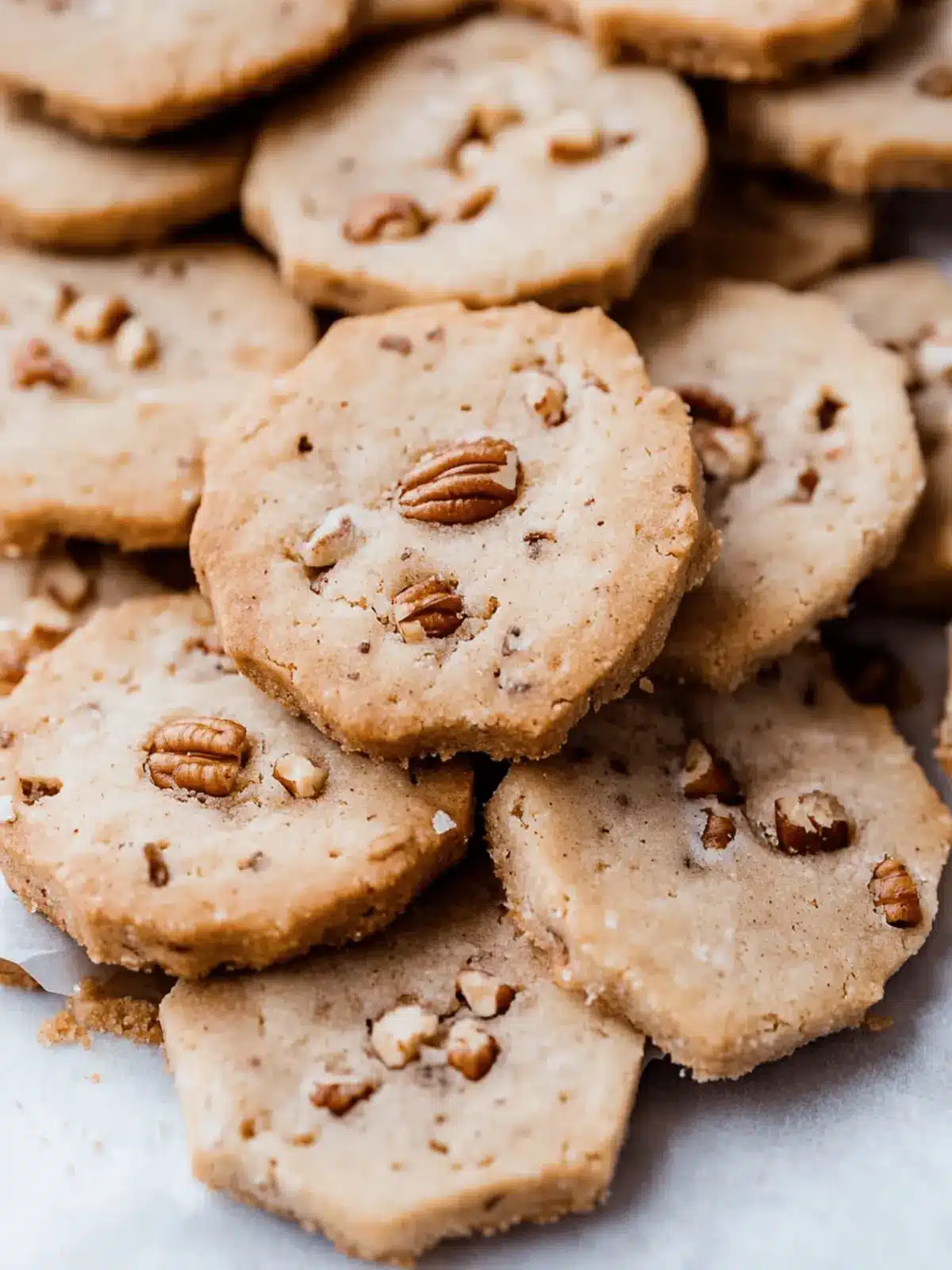 aple Pecan Shortbread Cookies