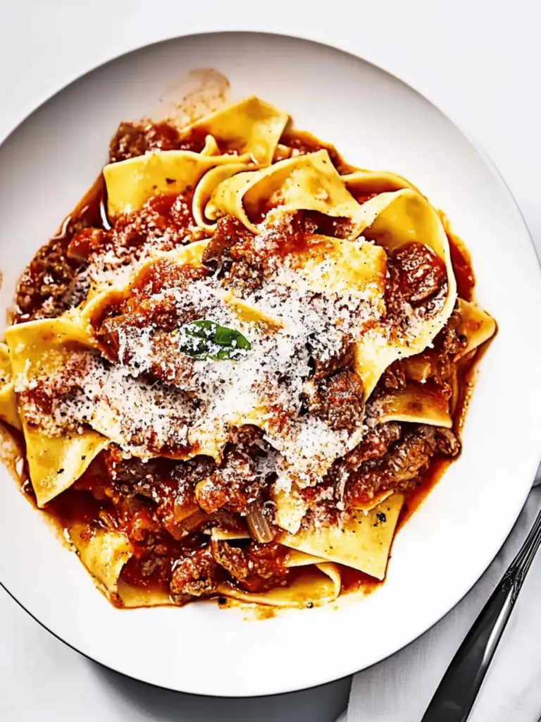 Instant Pot Beef Ragù With Pappardelle