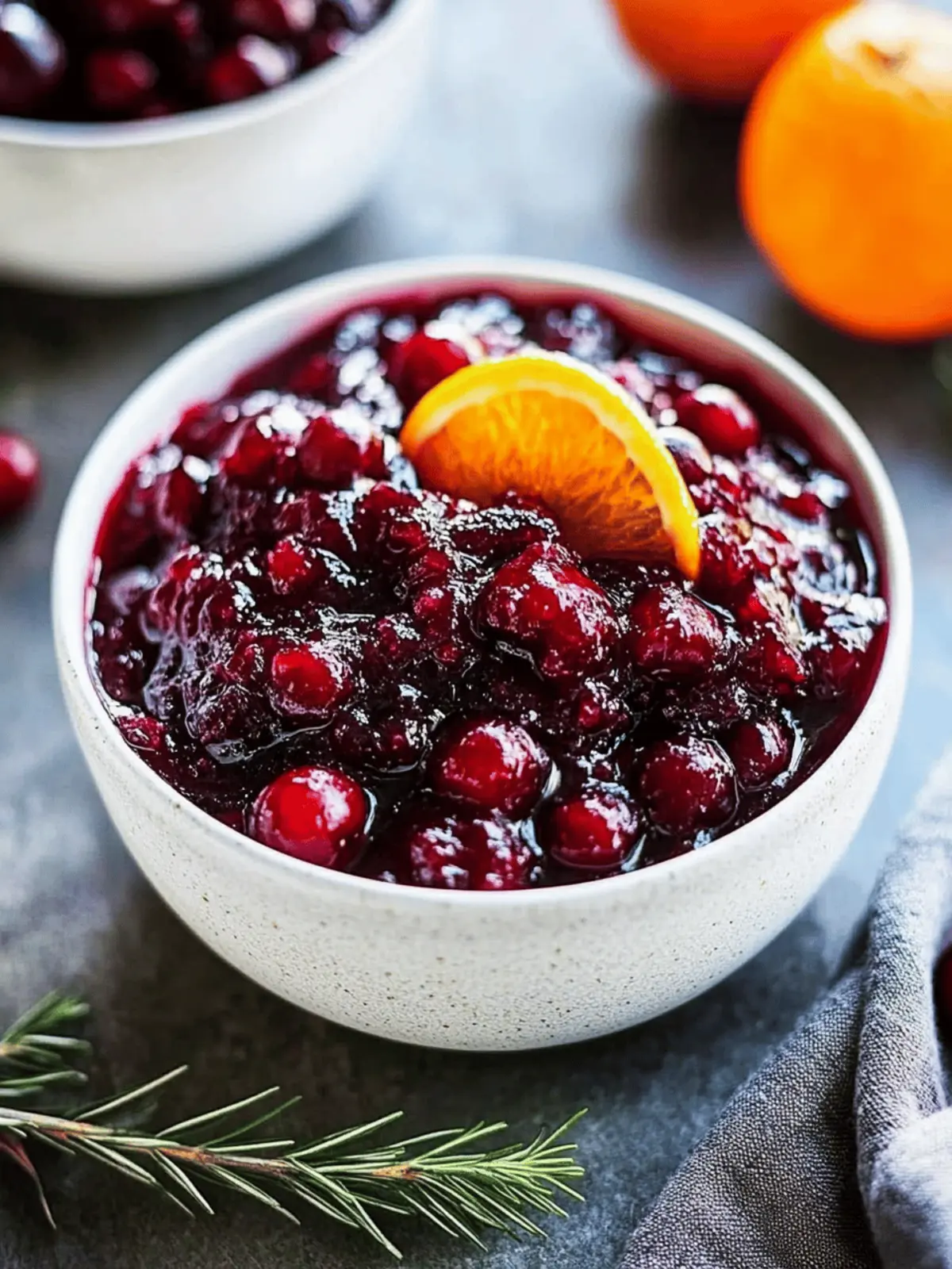 Cranberry Orange Sauce