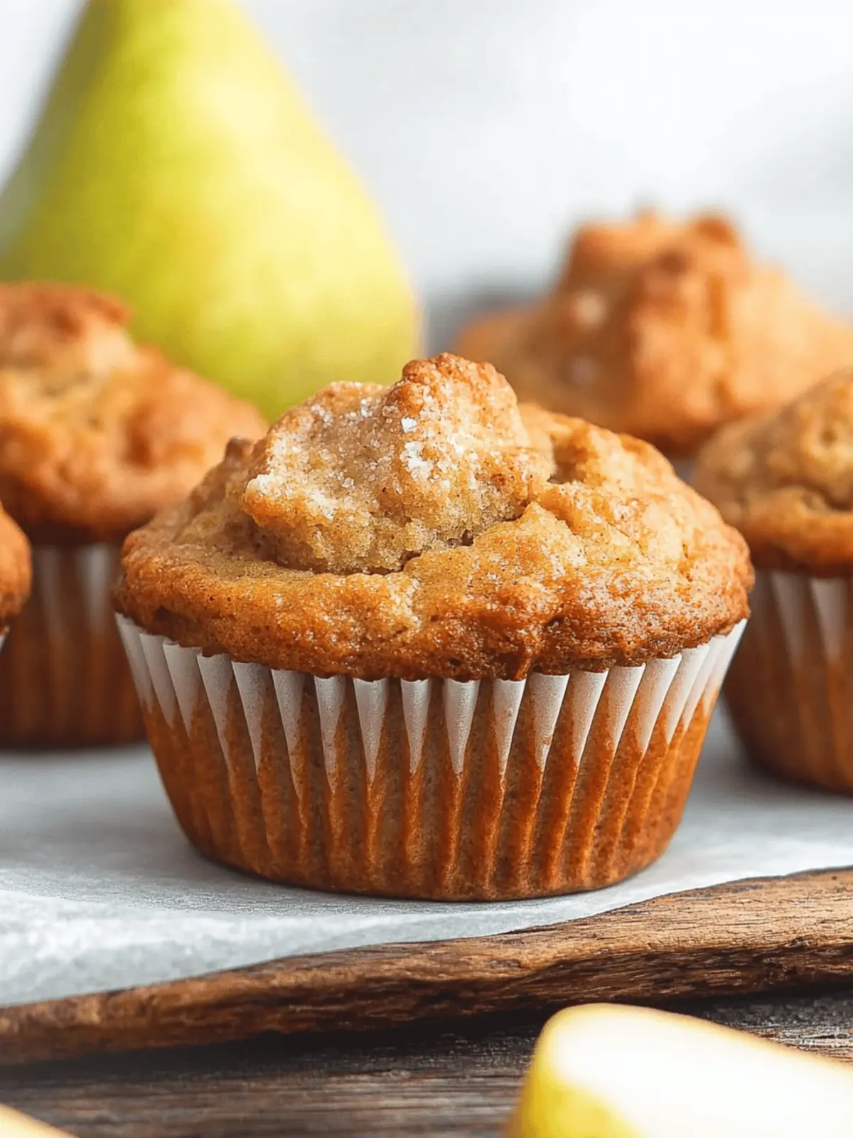 Spiced Pear Muffins