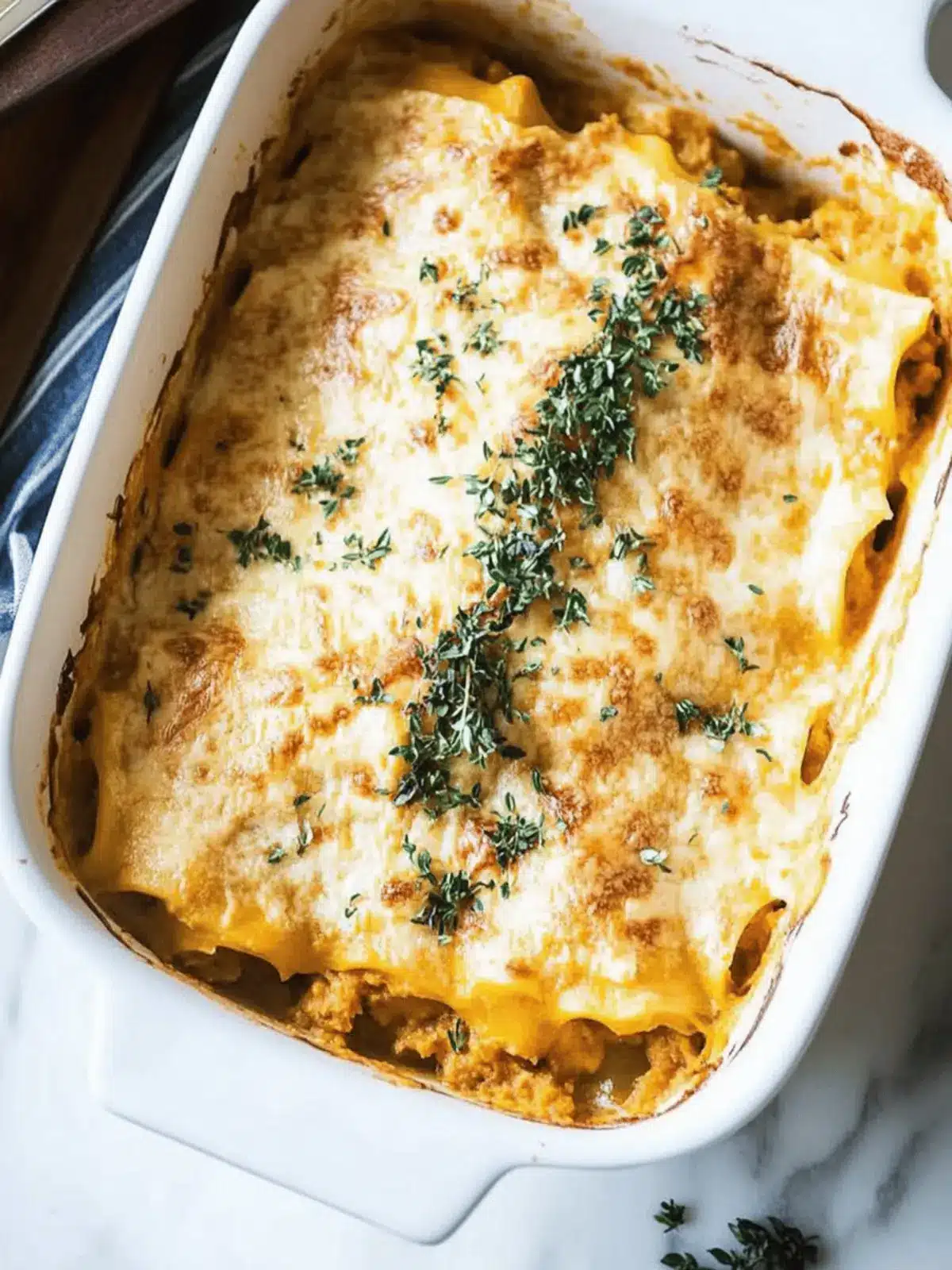 Pumpkin Lasagna Rolls