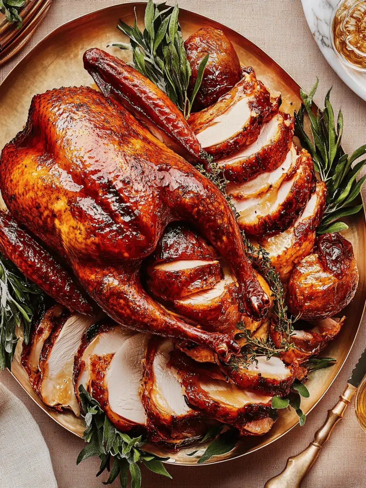 Maple-Butter-Glazed Turkey