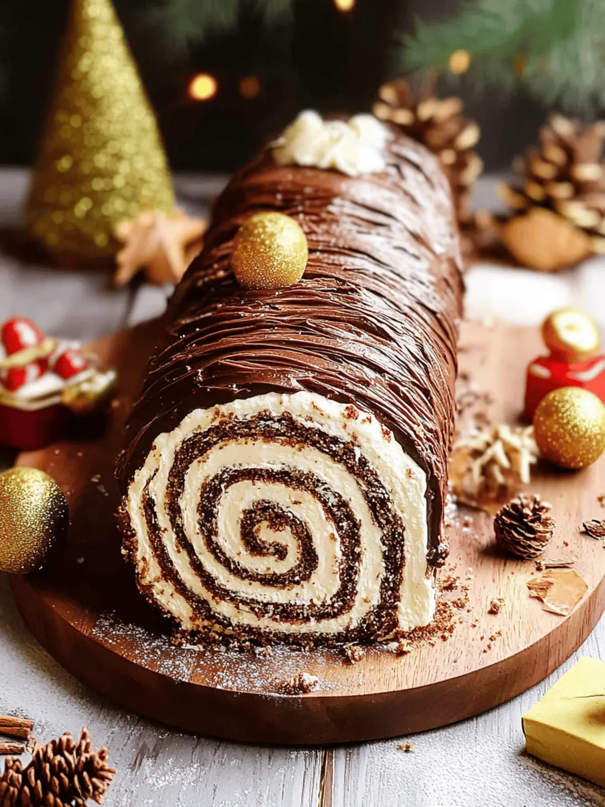 Decadent Bûche De Noël: The Ultimate Yule Log Cake Recipe 3 Bûche De Noël (Yule Log Cake)