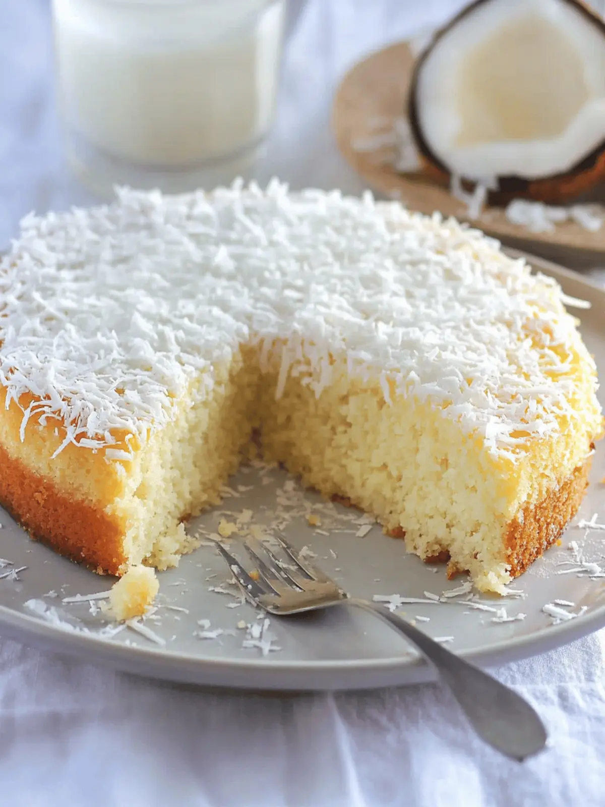Brazilian Coconut Cake {Bolo de Coco}